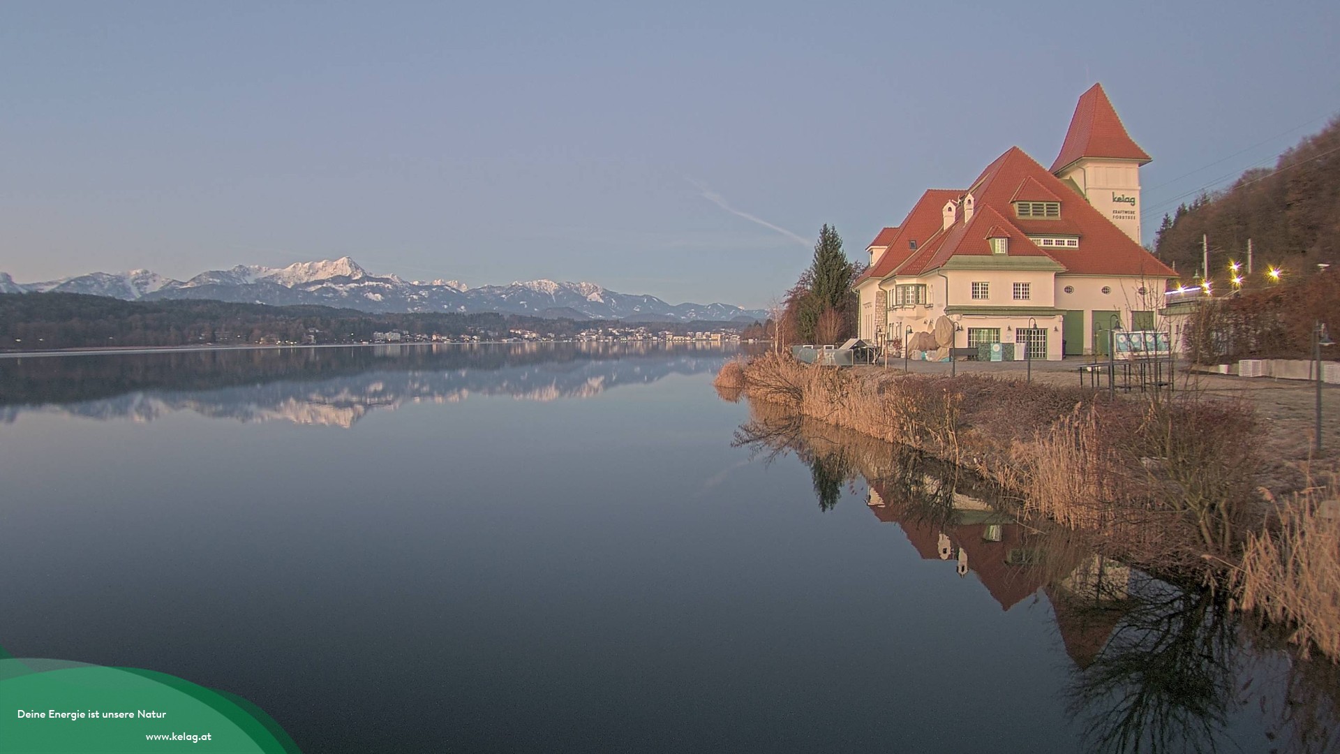 Archiv Foto Webcam Schaukraftwerk Forstsee Wörthersee