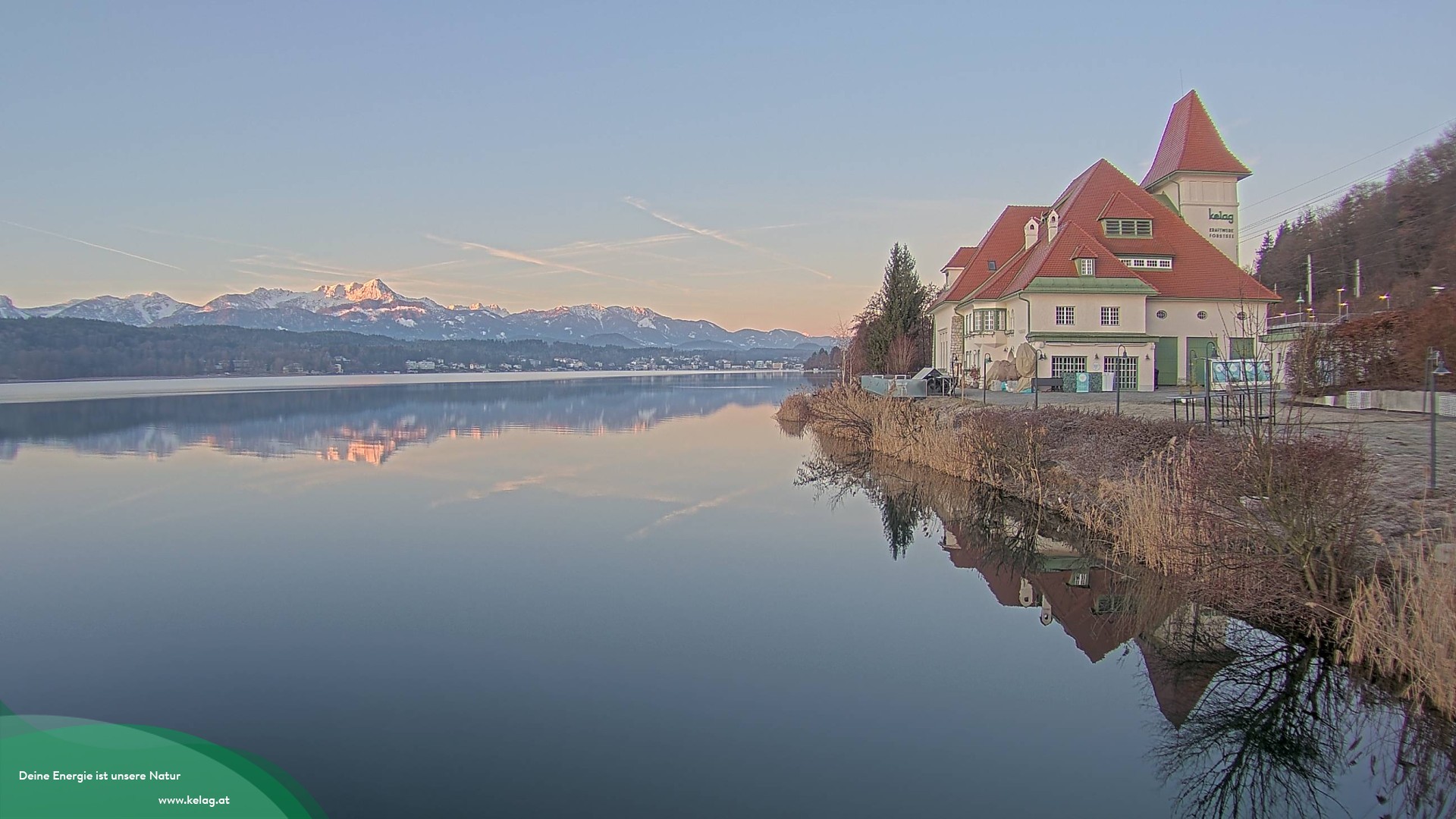 Archiv Foto Webcam Schaukraftwerk Forstsee Wörthersee