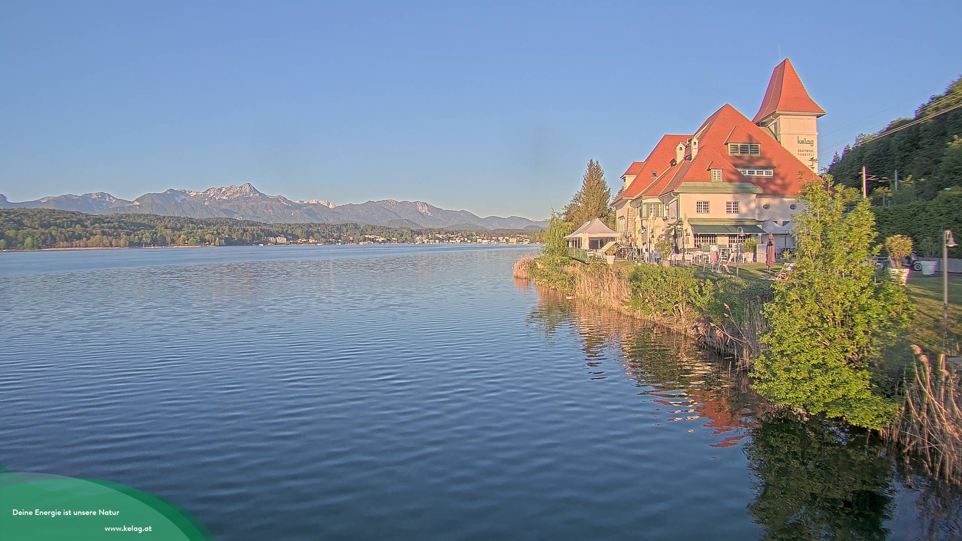 Archiv Foto Webcam Schaukraftwerk Forstsee Wörthersee