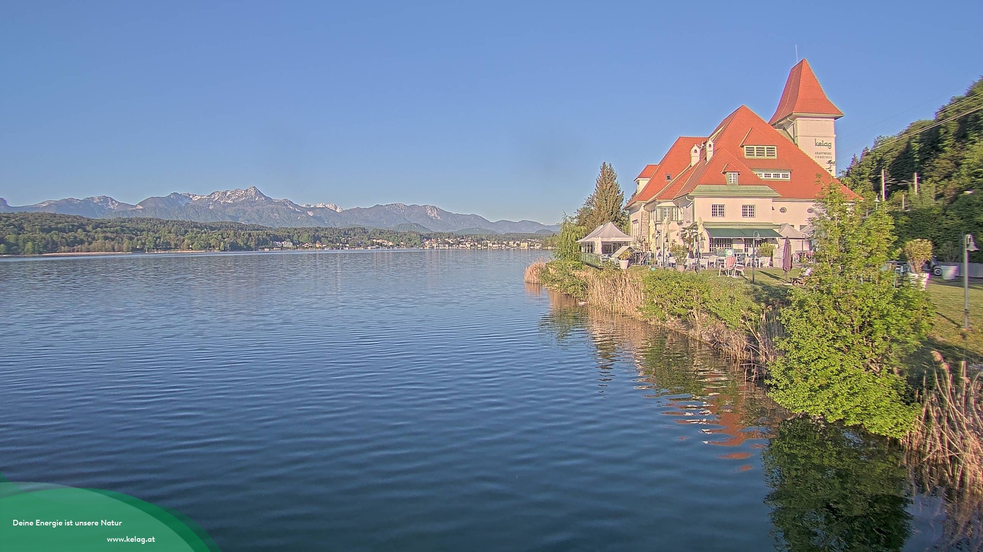 Archiv Foto Webcam Schaukraftwerk Forstsee Wörthersee
