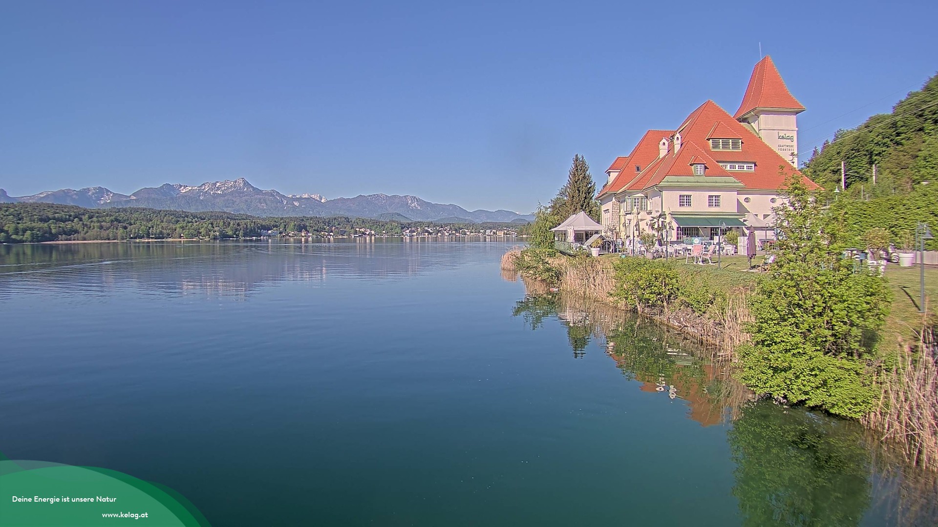 Archiv Foto Webcam Schaukraftwerk Forstsee Wörthersee