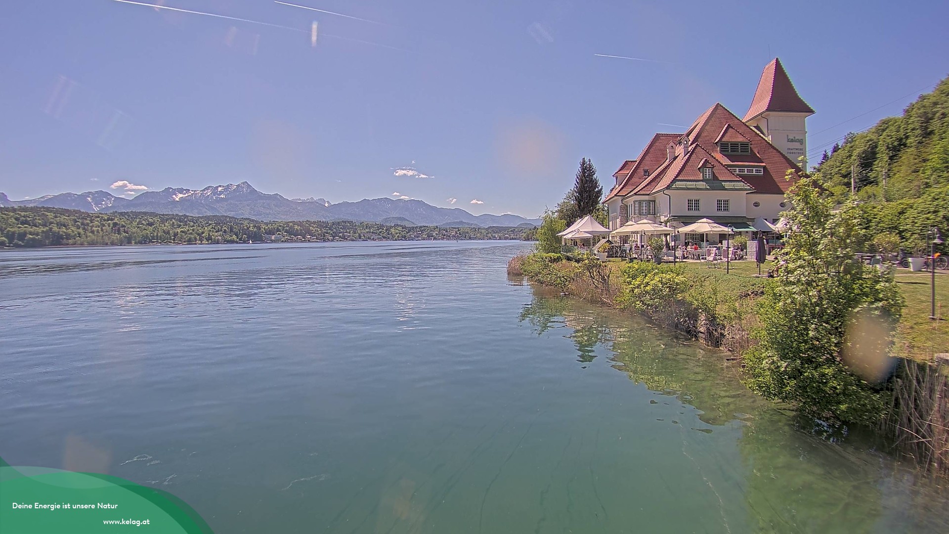 Archiv Foto Webcam Schaukraftwerk Forstsee Wörthersee