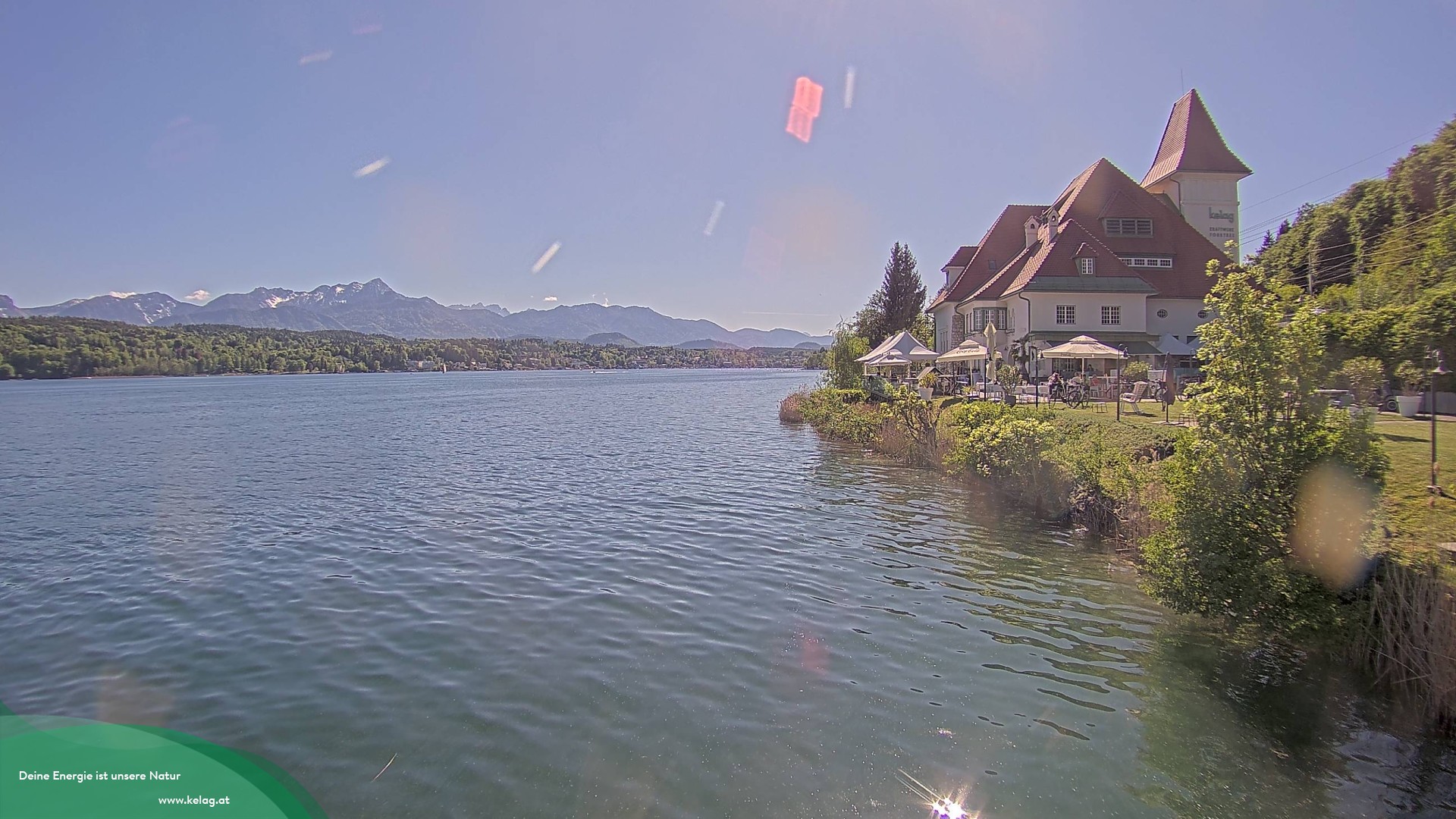 Archiv Foto Webcam Schaukraftwerk Forstsee Wörthersee
