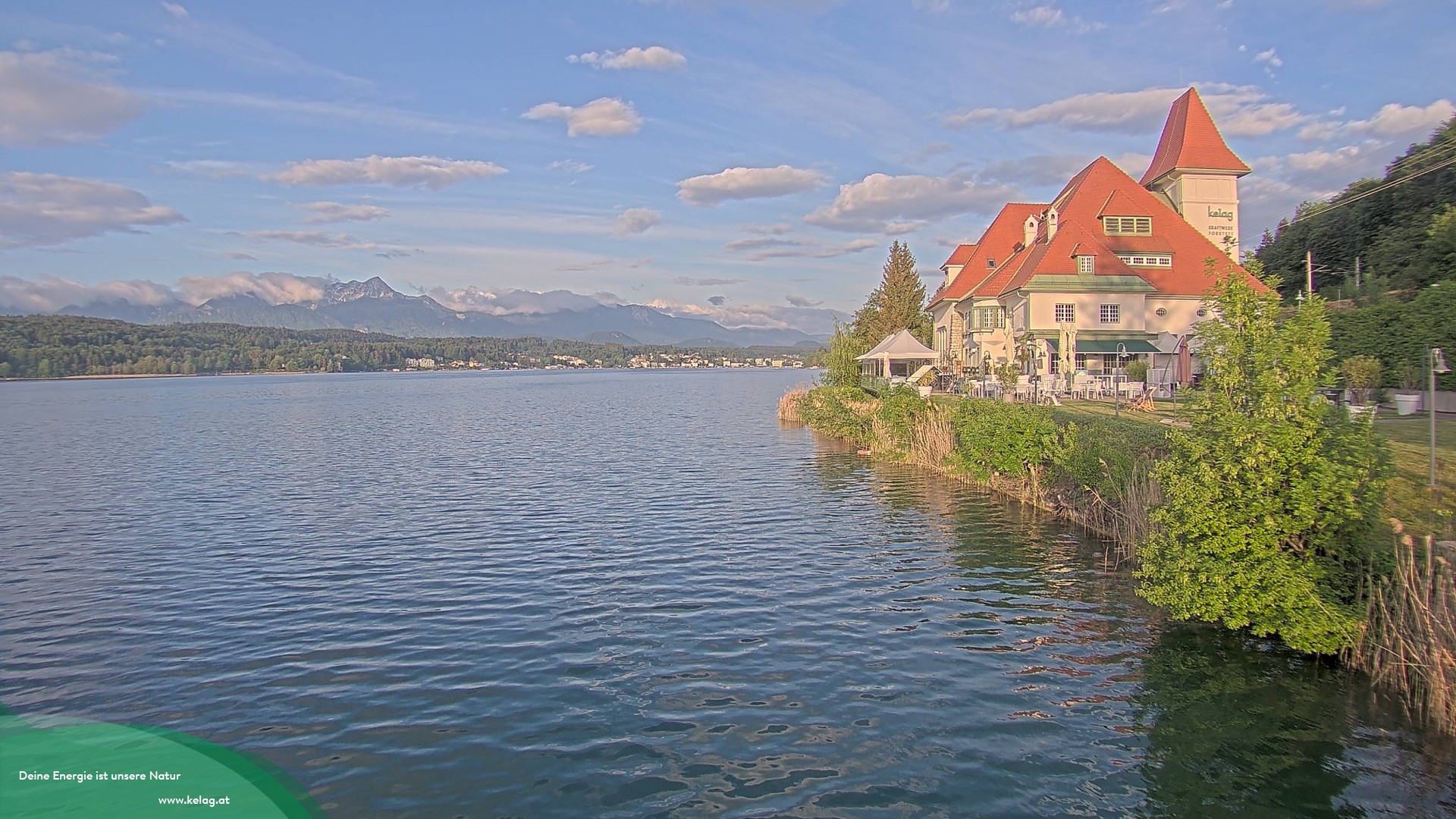 Archiv Foto Webcam Schaukraftwerk Forstsee Wörthersee