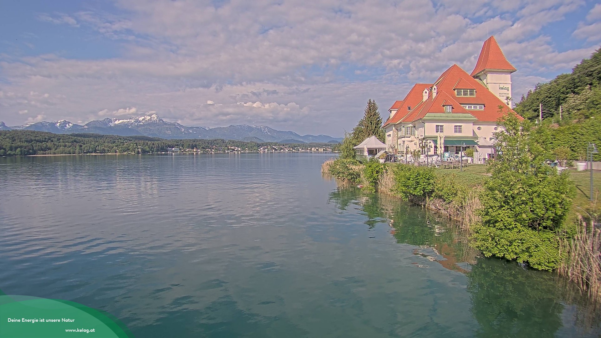 Archiv Foto Webcam Schaukraftwerk Forstsee Wörthersee