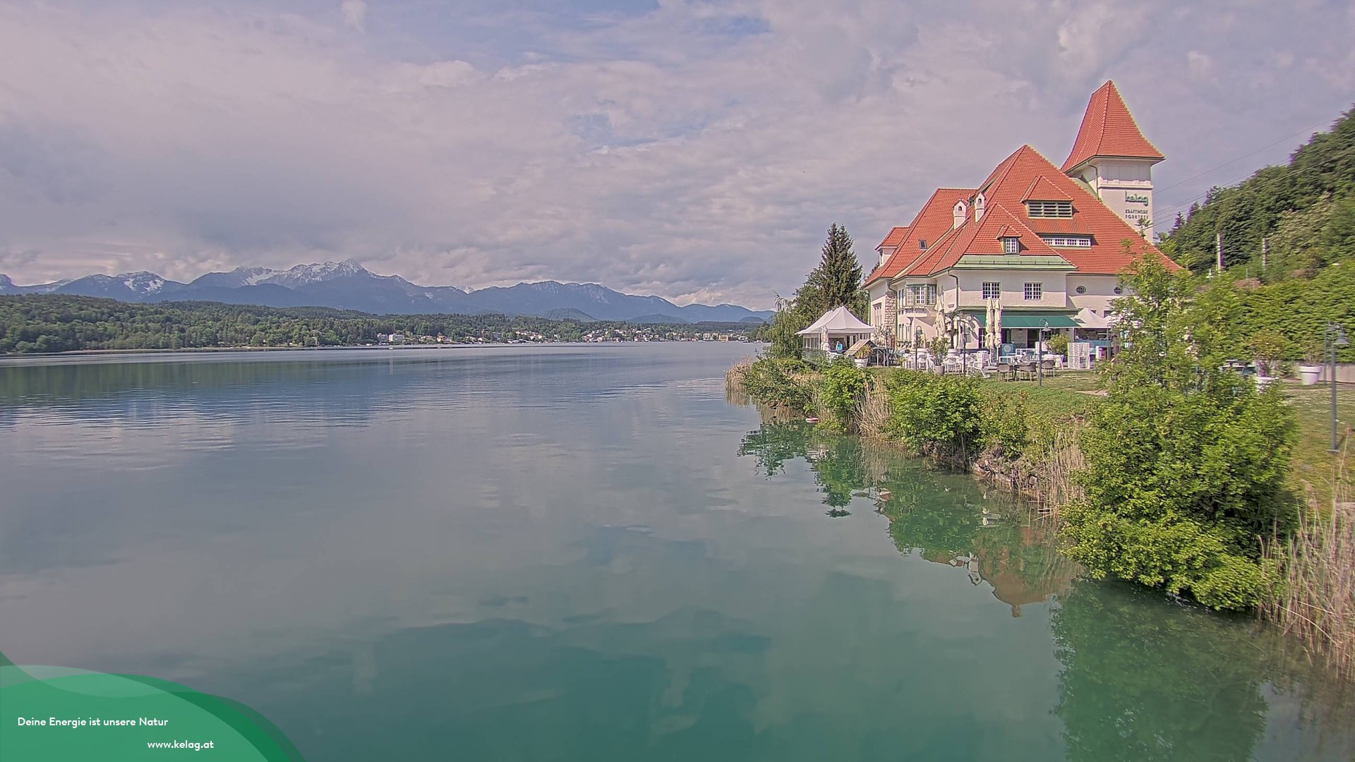 Archiv Foto Webcam Schaukraftwerk Forstsee Wörthersee