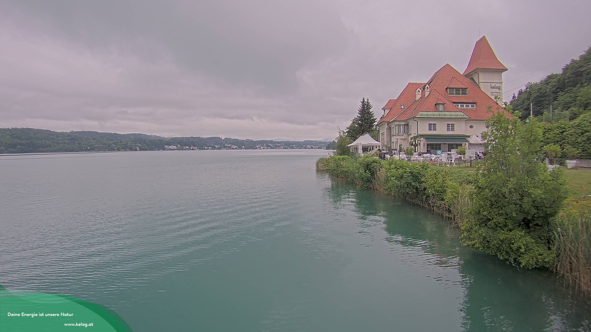 Archiv Foto Webcam Schaukraftwerk Forstsee Wörthersee