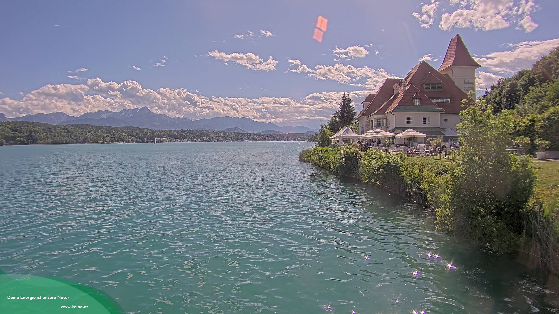 Archiv Foto Webcam Schaukraftwerk Forstsee Wörthersee