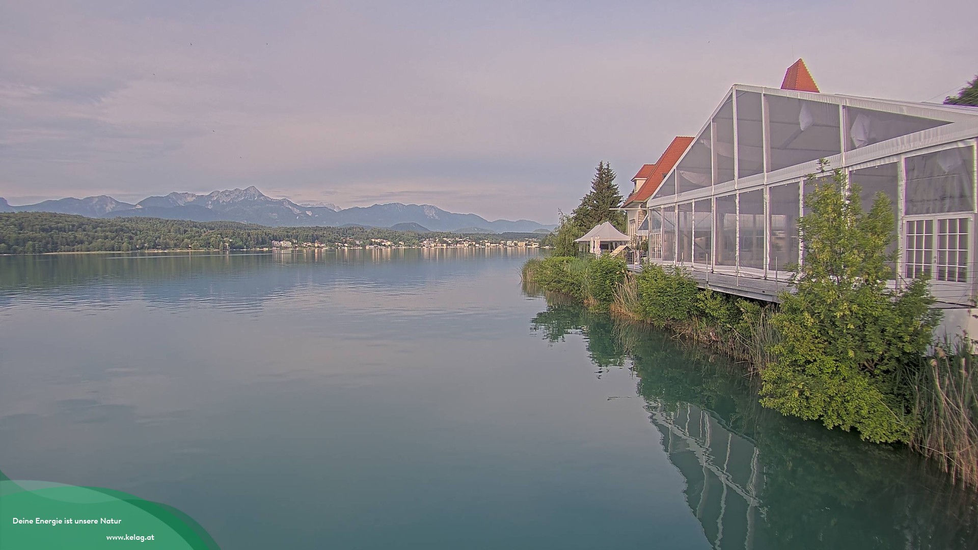 Archiv Foto Webcam Schaukraftwerk Forstsee Wörthersee