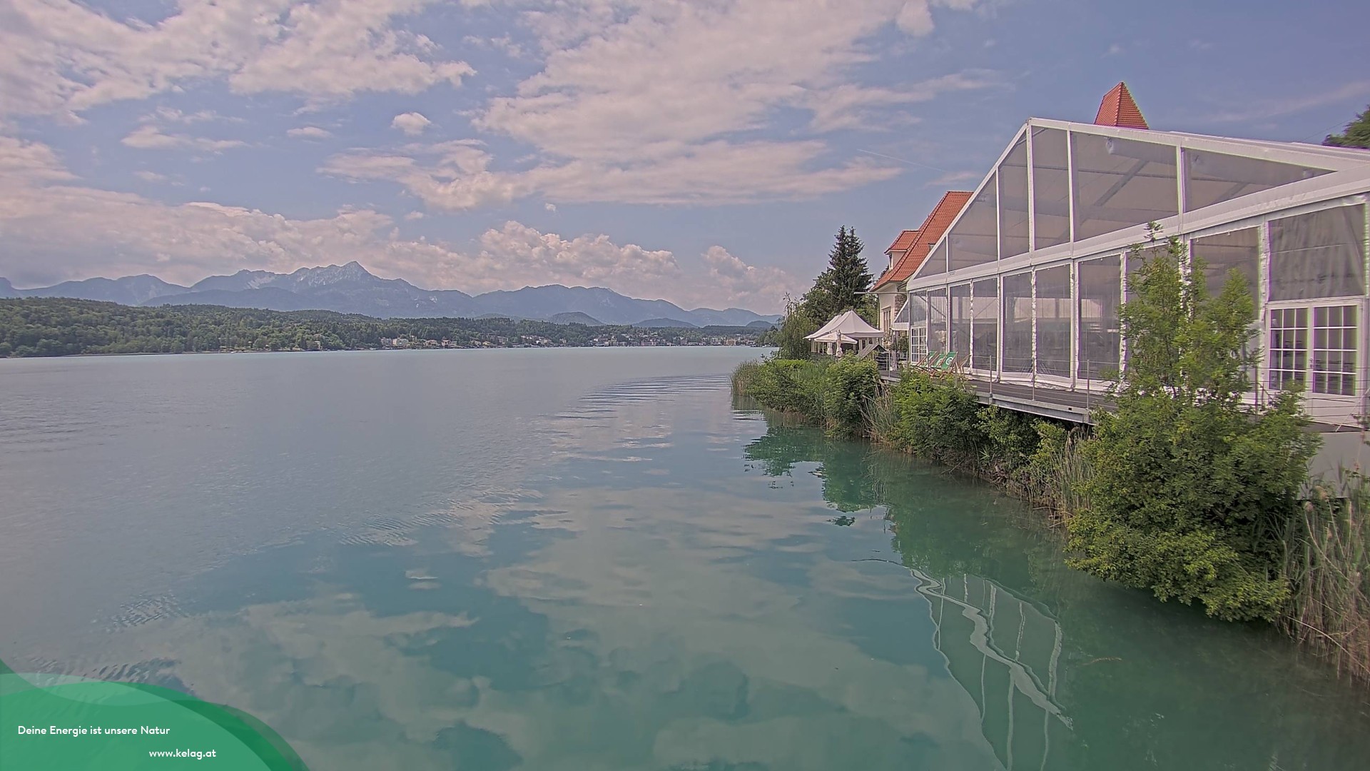 Archiv Foto Webcam Schaukraftwerk Forstsee Wörthersee