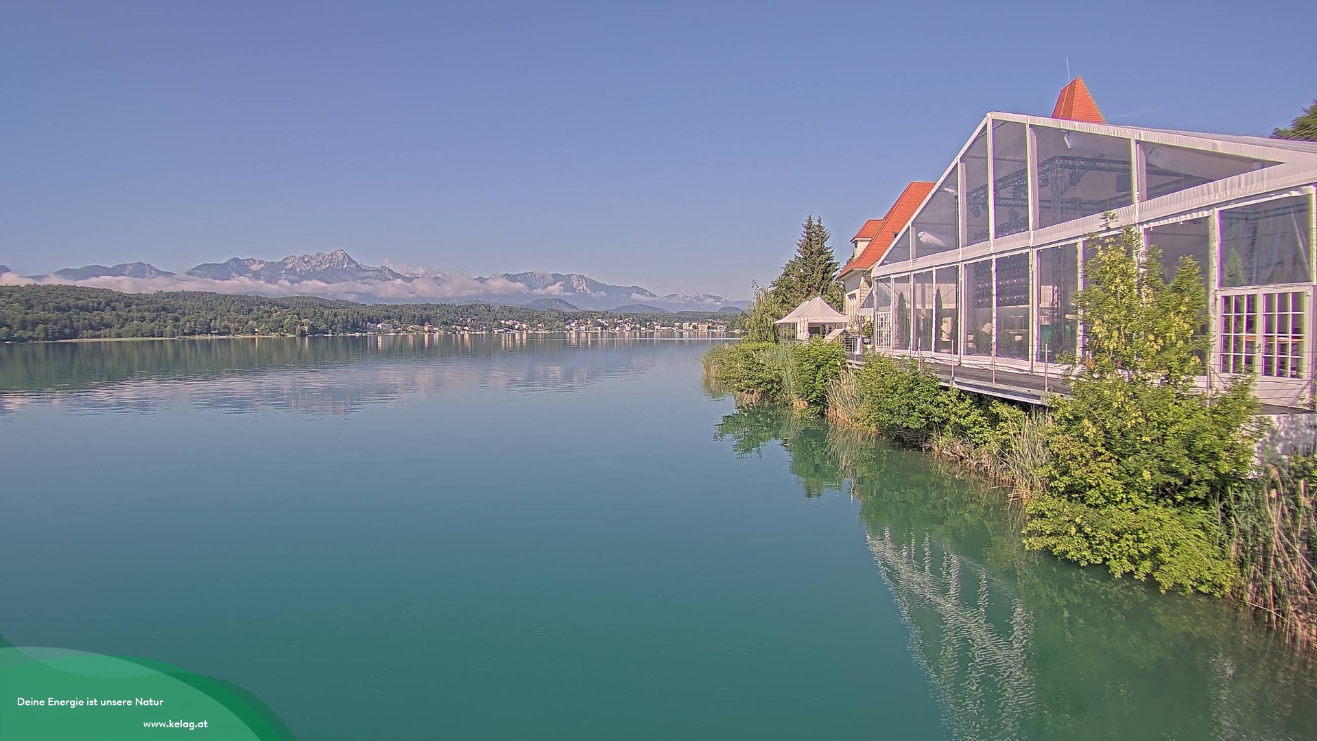Archiv Foto Webcam Schaukraftwerk Forstsee Wörthersee