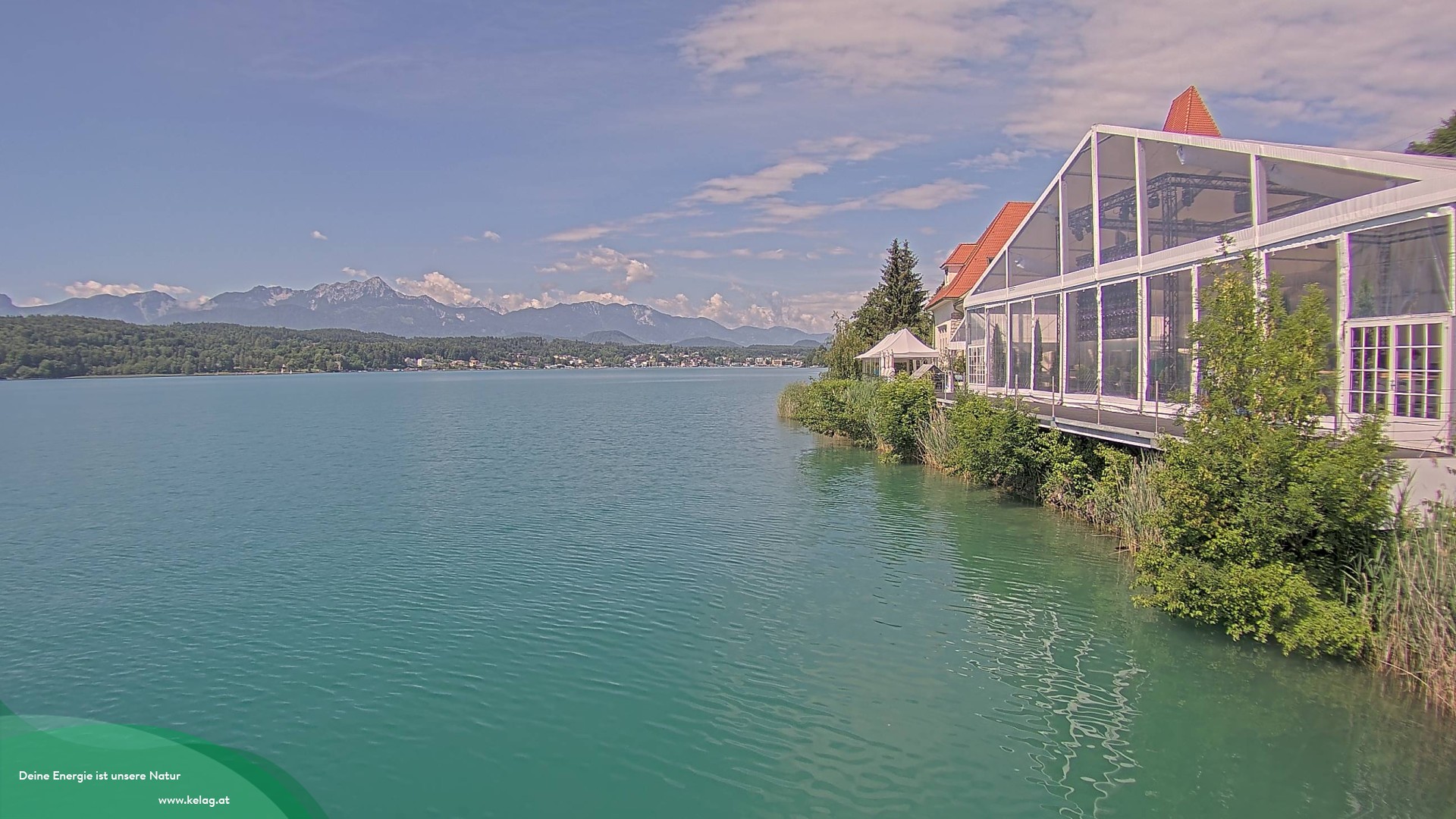 Archiv Foto Webcam Schaukraftwerk Forstsee Wörthersee