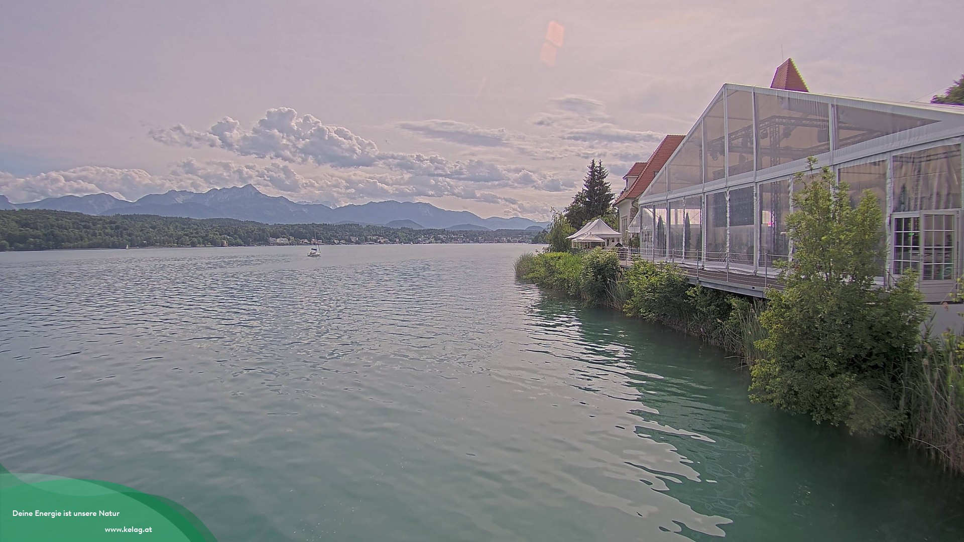 Archiv Foto Webcam Schaukraftwerk Forstsee Wörthersee