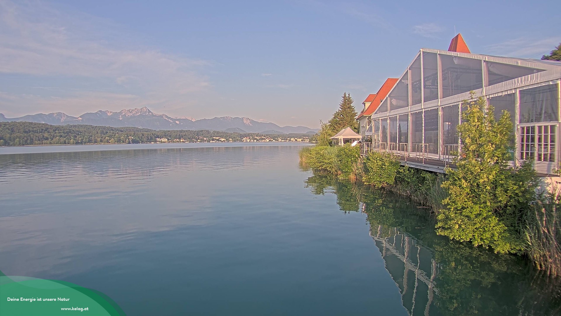 Archiv Foto Webcam Schaukraftwerk Forstsee Wörthersee