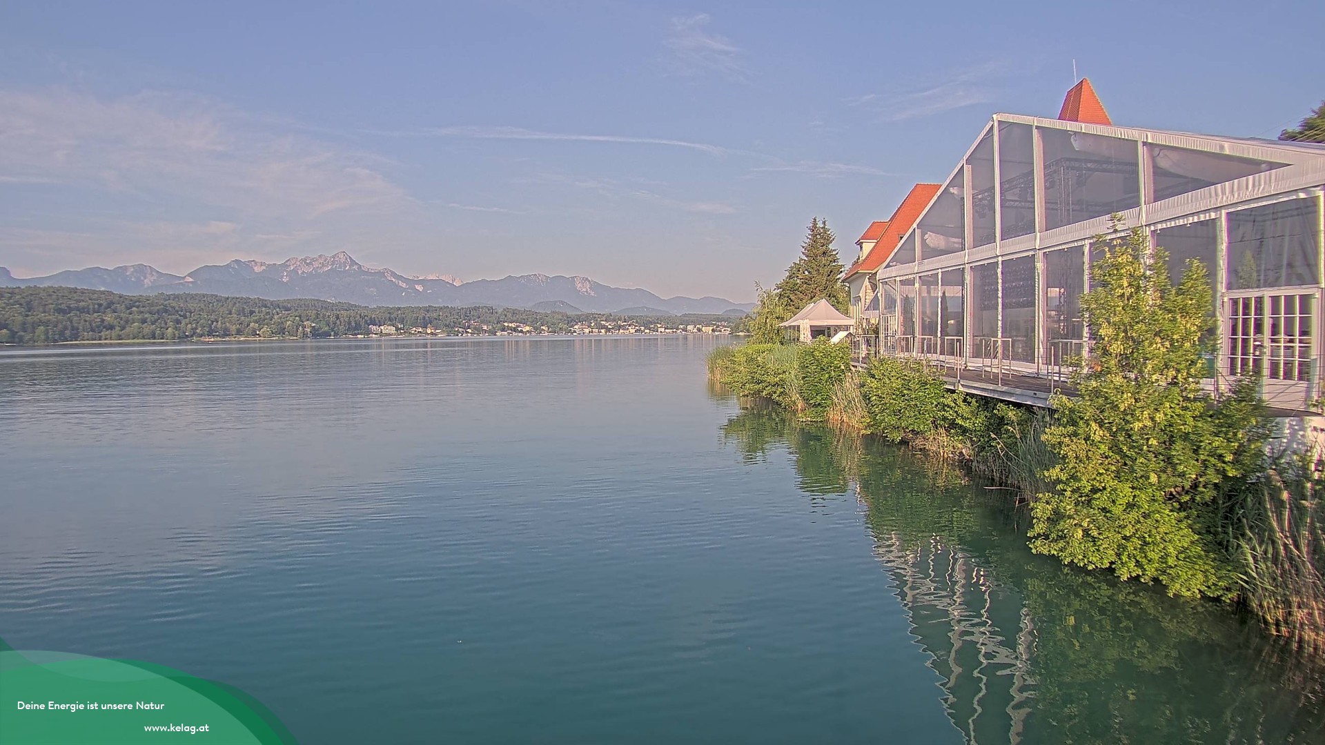 Archiv Foto Webcam Schaukraftwerk Forstsee Wörthersee