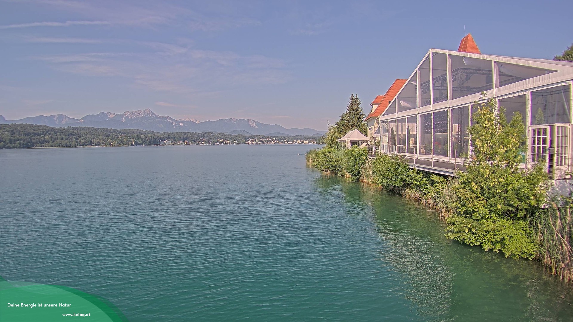 Archiv Foto Webcam Schaukraftwerk Forstsee Wörthersee