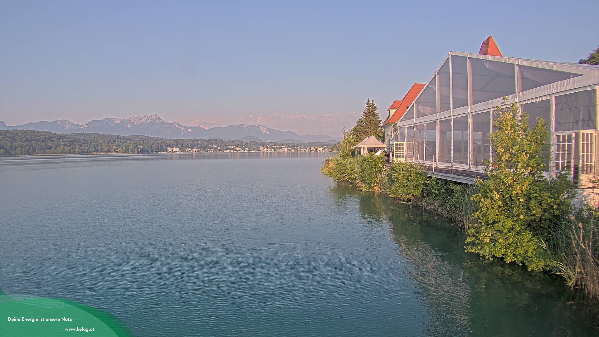 Archiv Foto Webcam Schaukraftwerk Forstsee Wörthersee