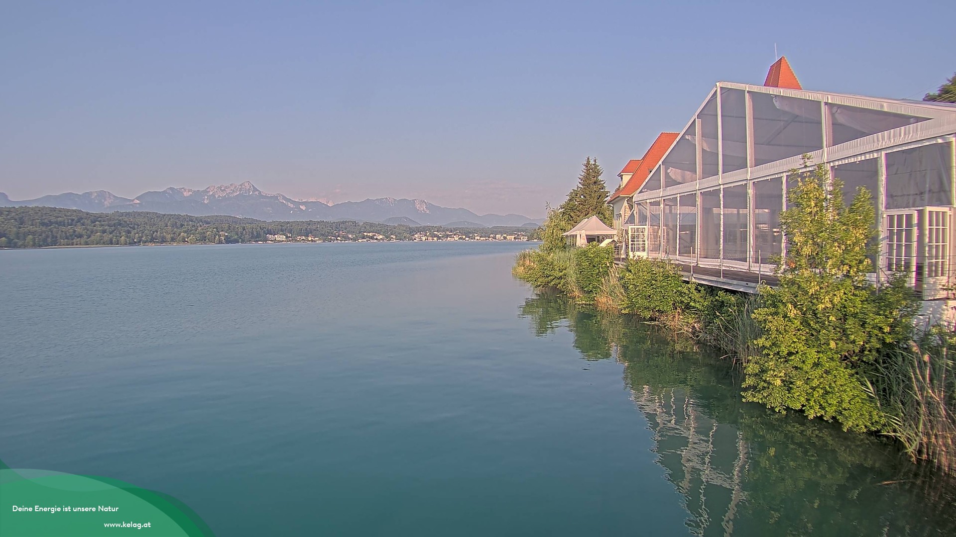 Archiv Foto Webcam Schaukraftwerk Forstsee Wörthersee