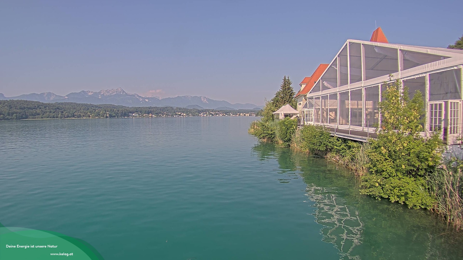 Archiv Foto Webcam Schaukraftwerk Forstsee Wörthersee