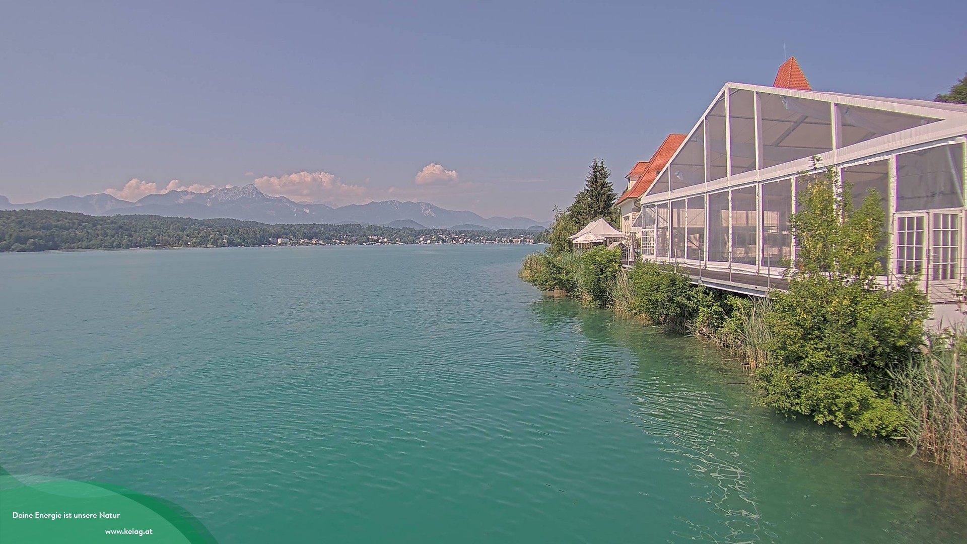 Archiv Foto Webcam Schaukraftwerk Forstsee Wörthersee