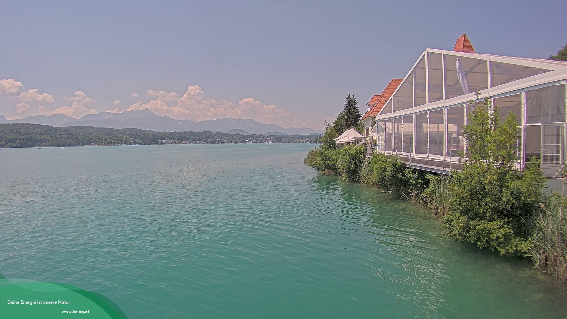 Archiv Foto Webcam Schaukraftwerk Forstsee Wörthersee