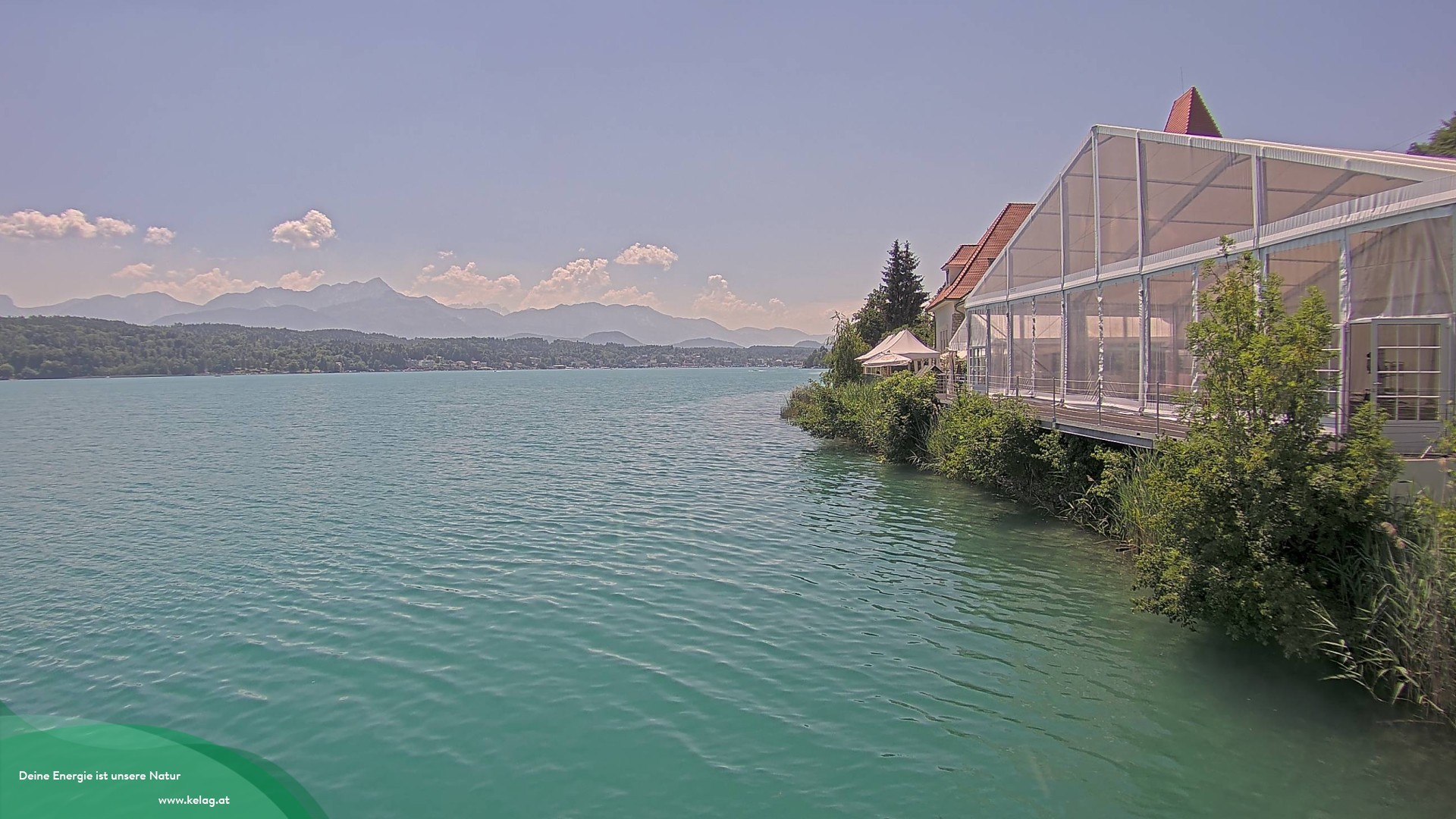 Archiv Foto Webcam Schaukraftwerk Forstsee Wörthersee