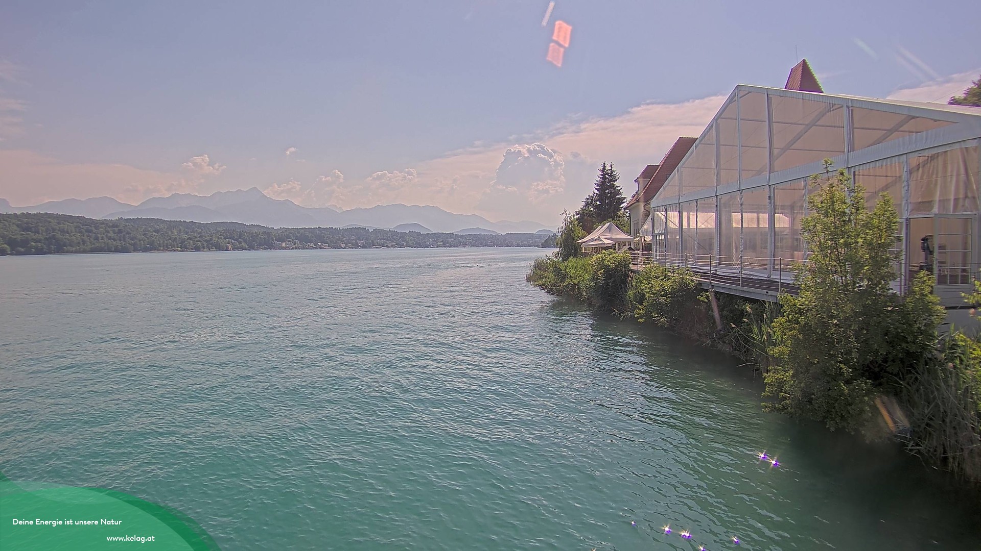 Archiv Foto Webcam Schaukraftwerk Forstsee Wörthersee