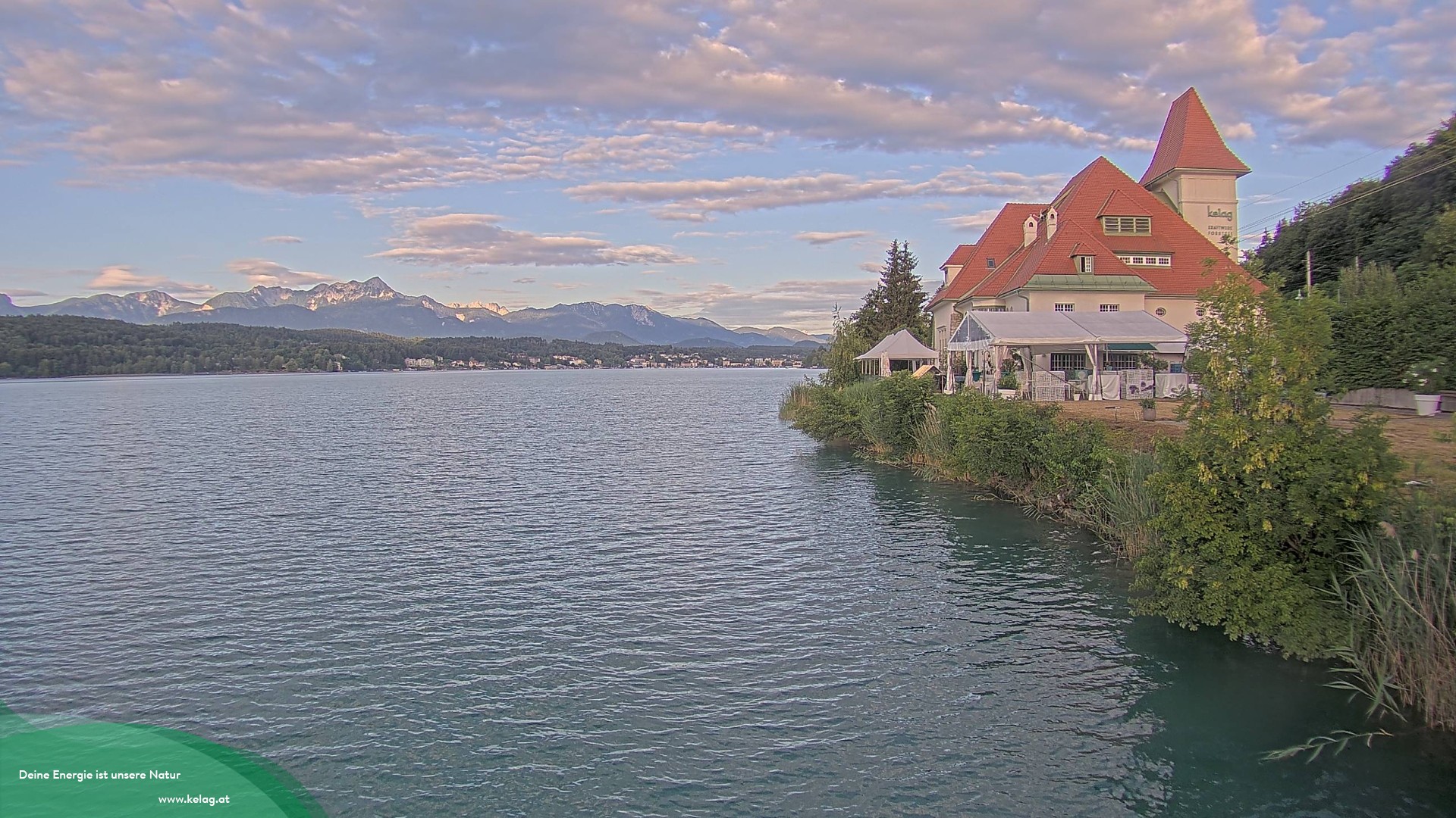 Archiv Foto Webcam Schaukraftwerk Forstsee Wörthersee