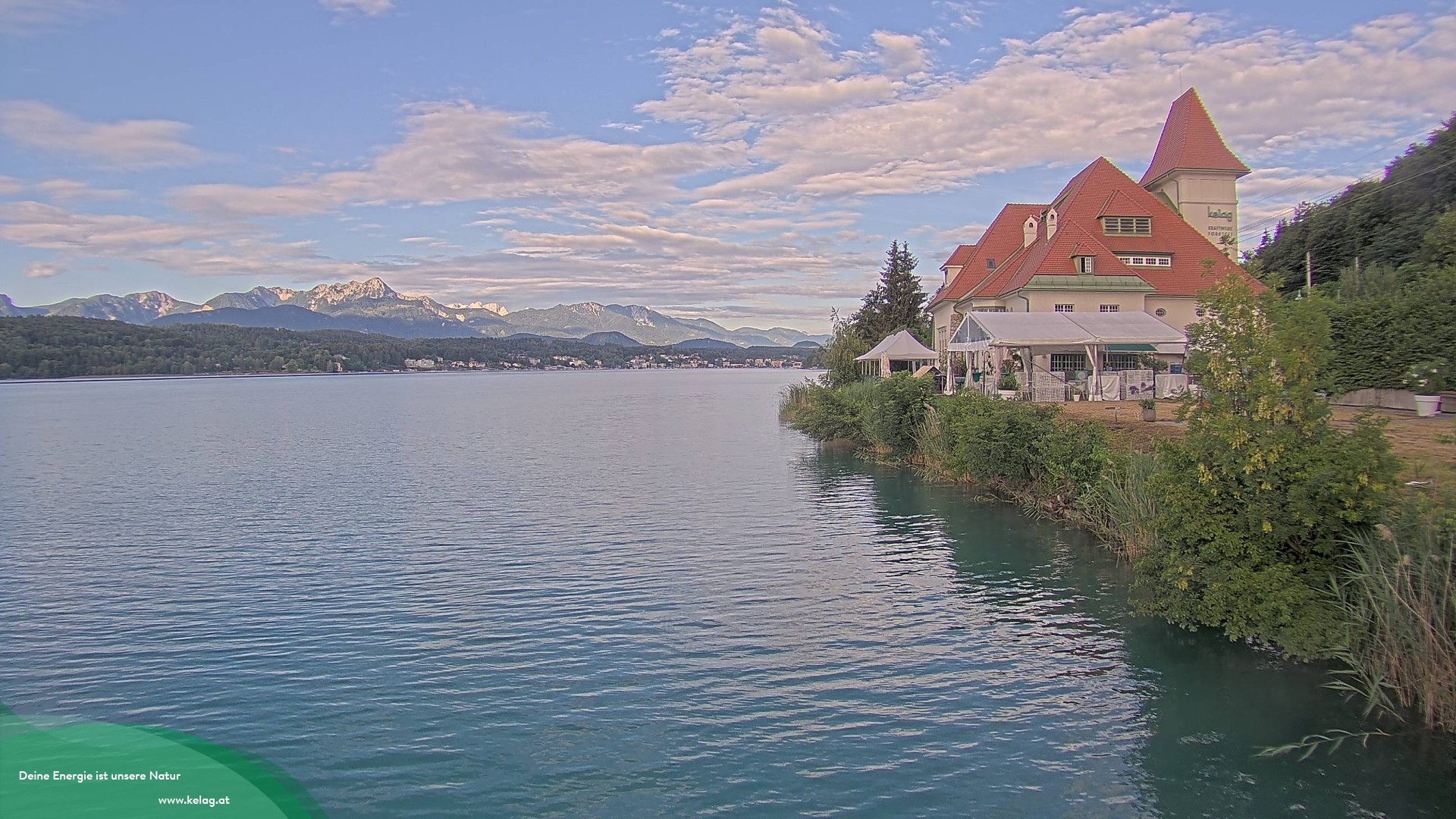 Archiv Foto Webcam Schaukraftwerk Forstsee Wörthersee