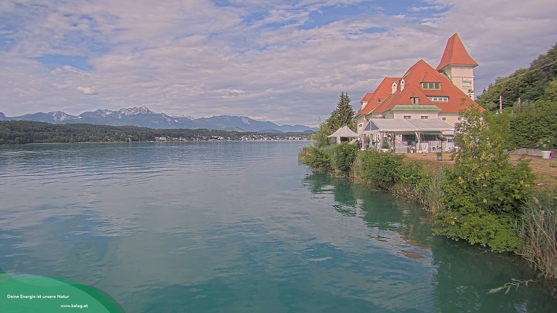 Archiv Foto Webcam Schaukraftwerk Forstsee Wörthersee