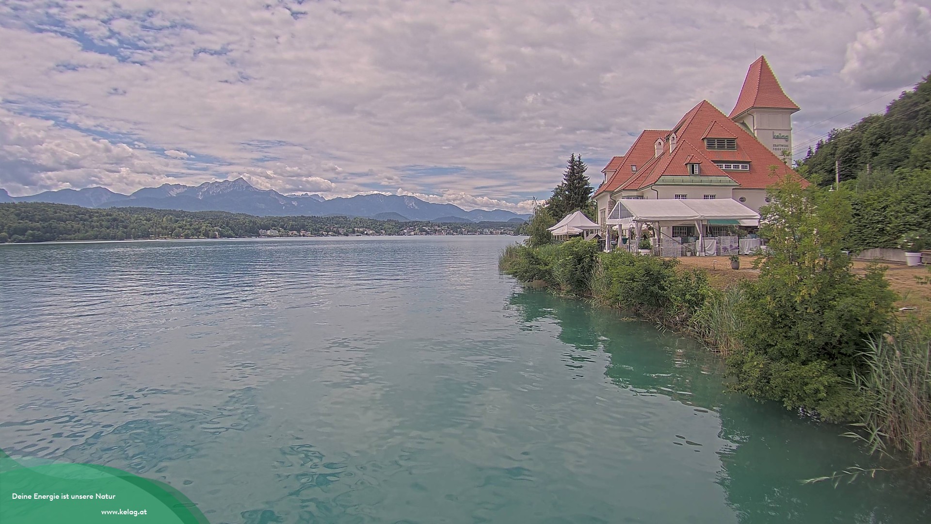 Archiv Foto Webcam Schaukraftwerk Forstsee Wörthersee