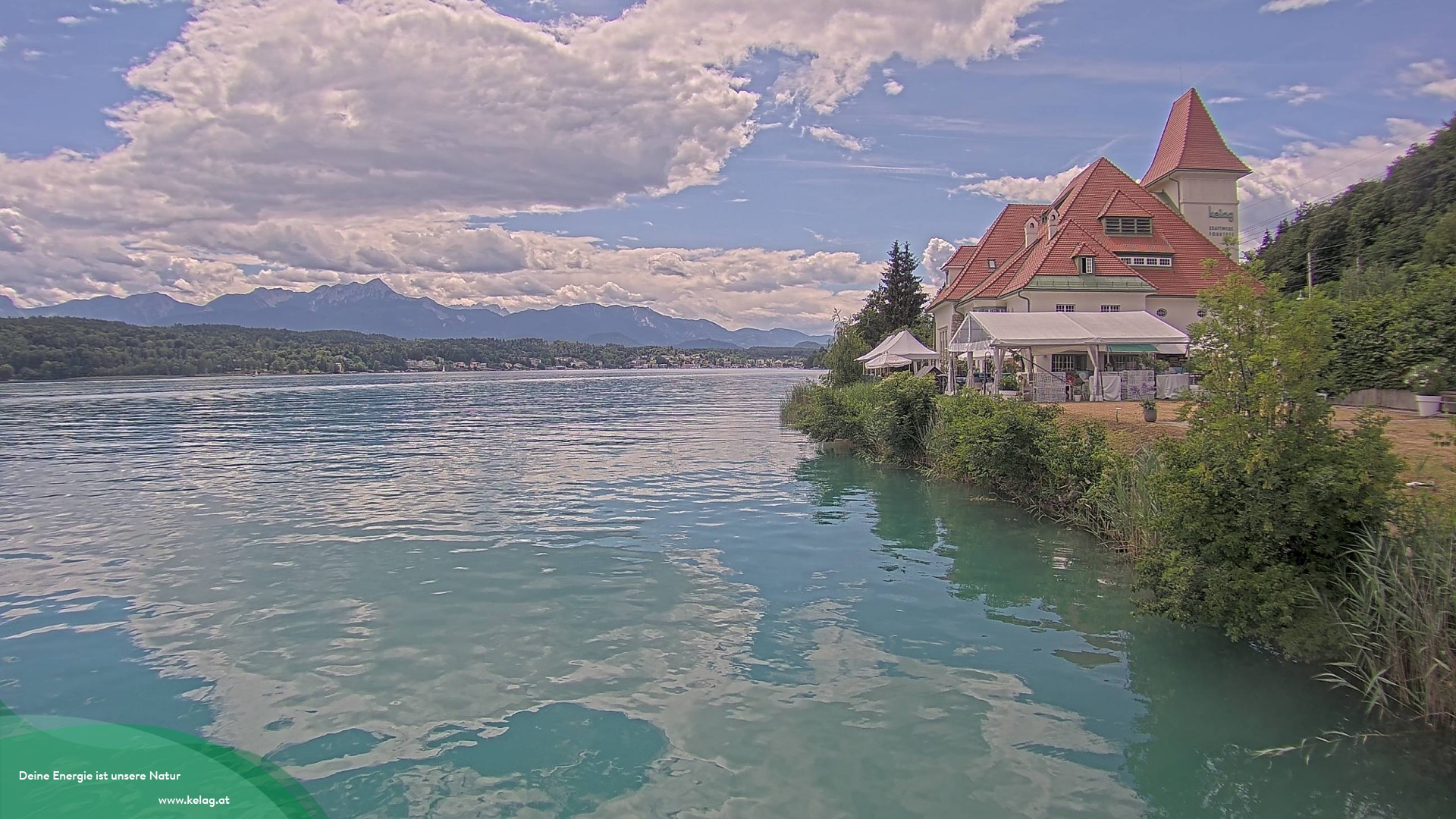 Archiv Foto Webcam Schaukraftwerk Forstsee Wörthersee