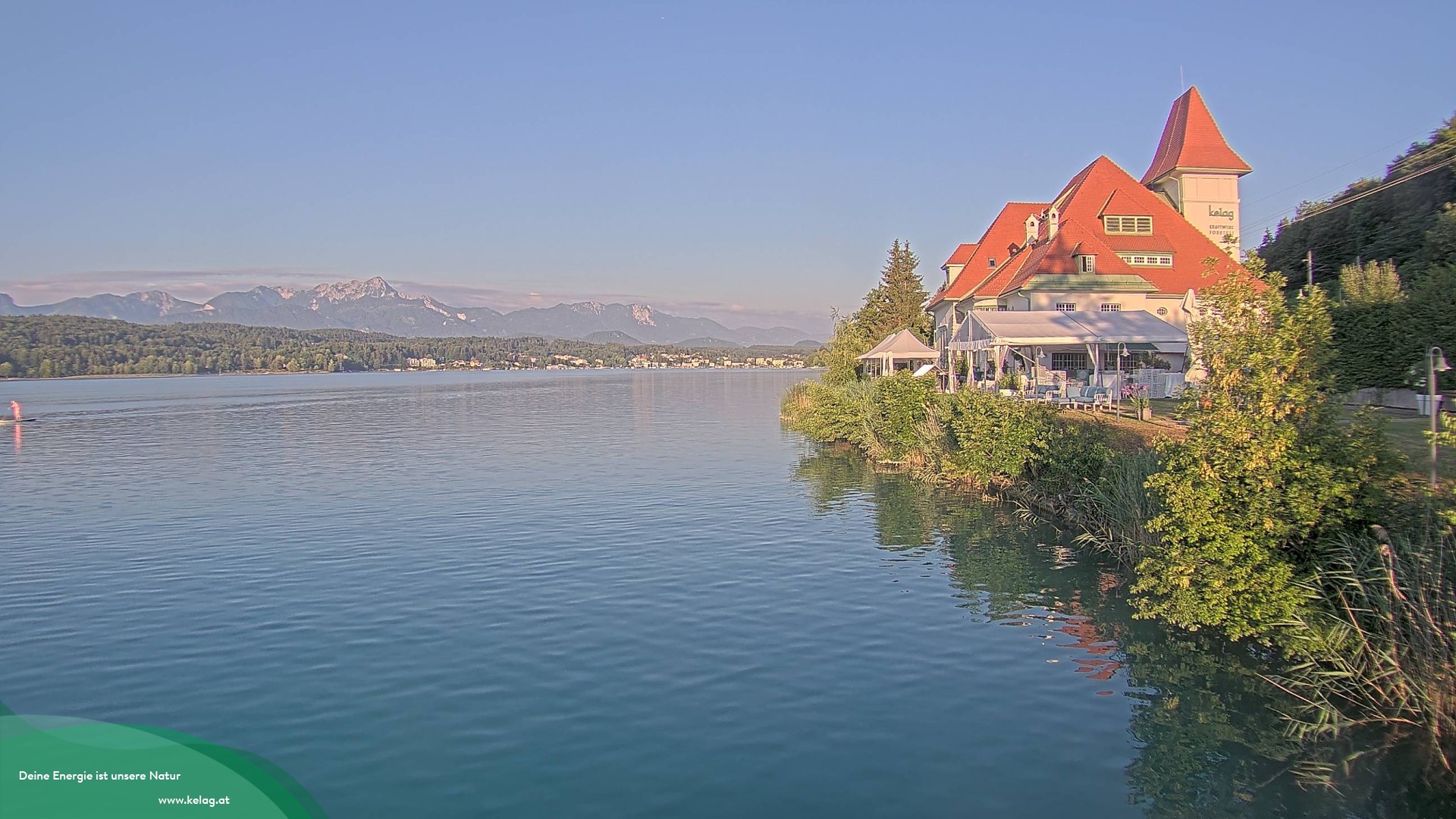 Archiv Foto Webcam Schaukraftwerk Forstsee Wörthersee