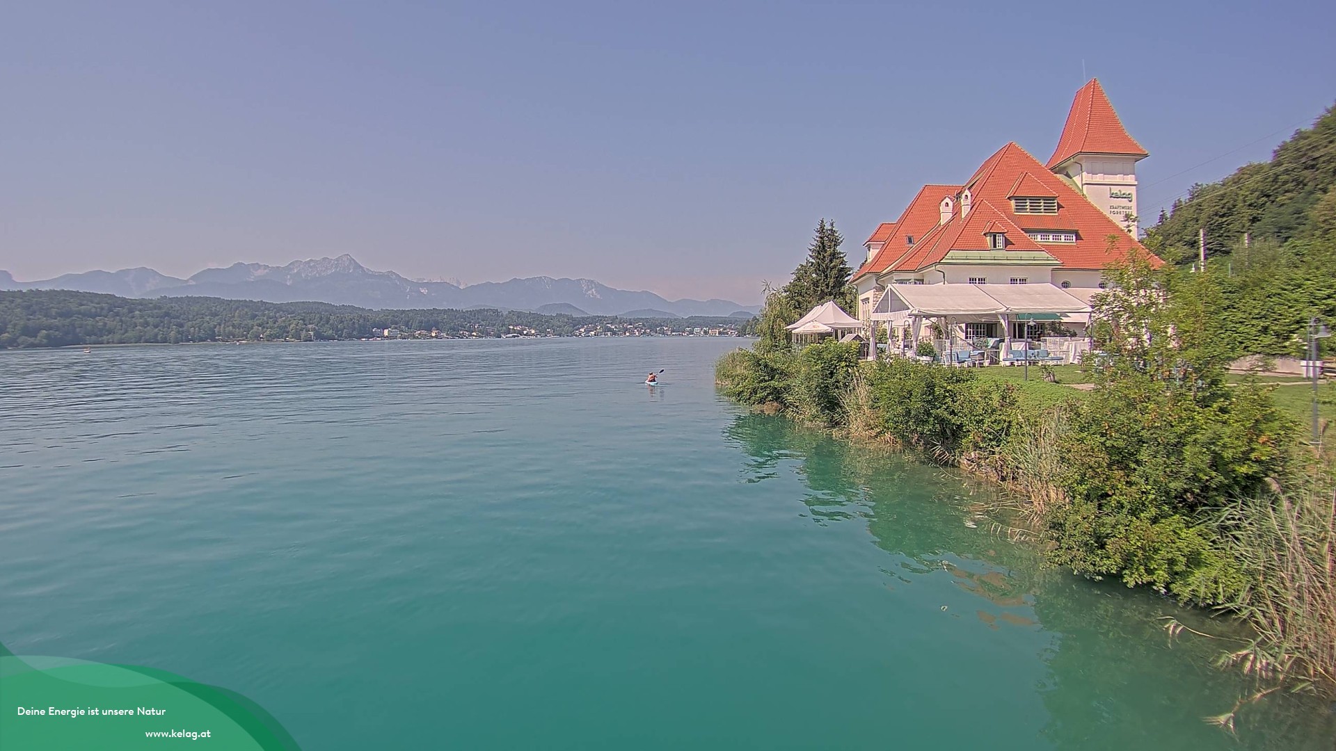 Archiv Foto Webcam Schaukraftwerk Forstsee Wörthersee