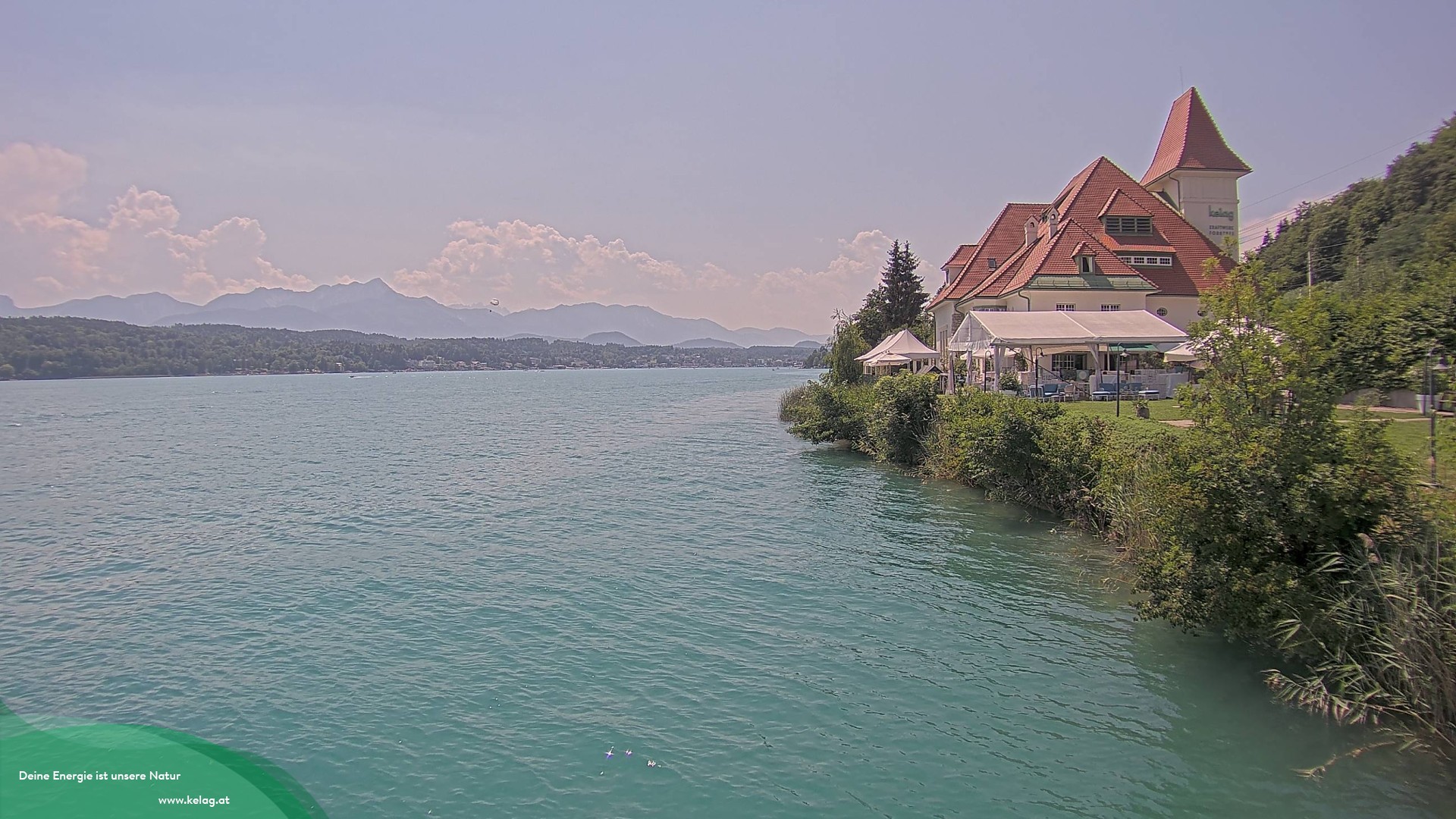 Archiv Foto Webcam Schaukraftwerk Forstsee Wörthersee
