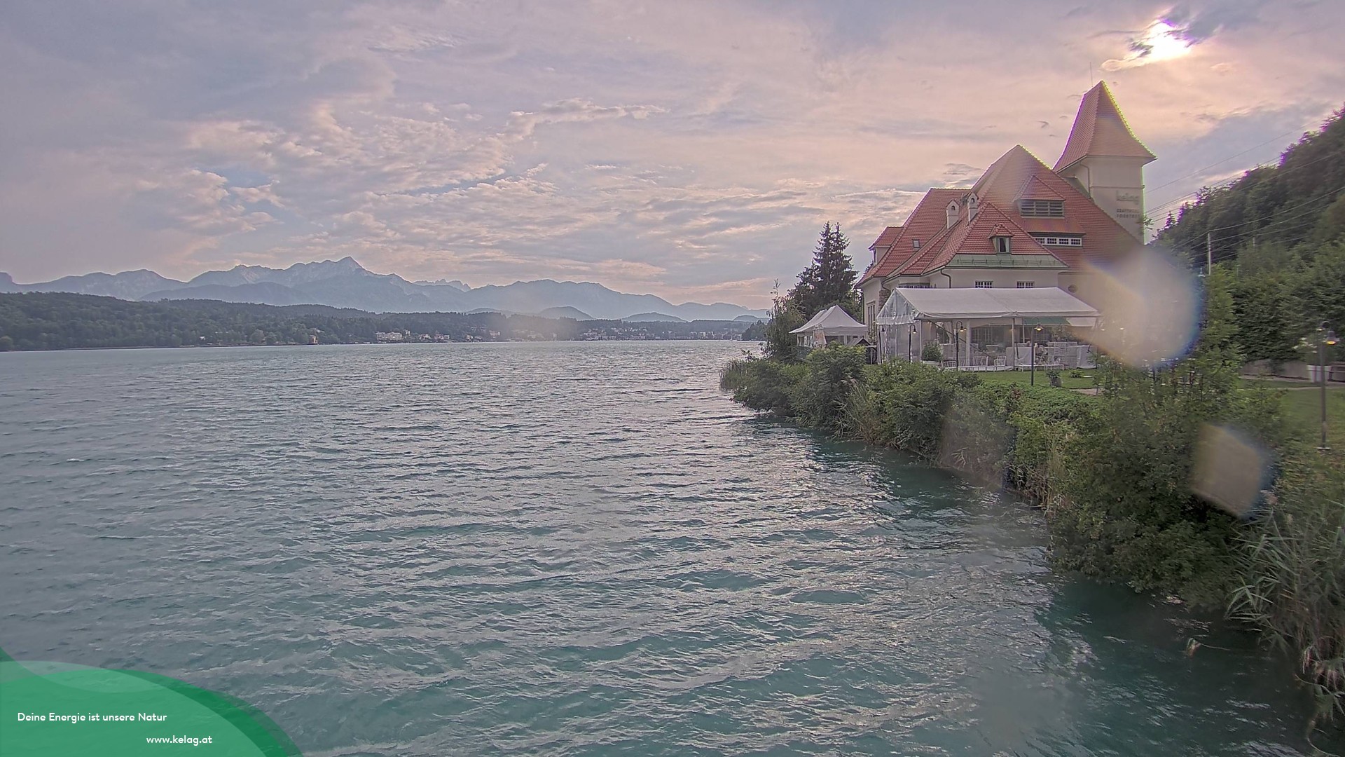 Archiv Foto Webcam Schaukraftwerk Forstsee Wörthersee