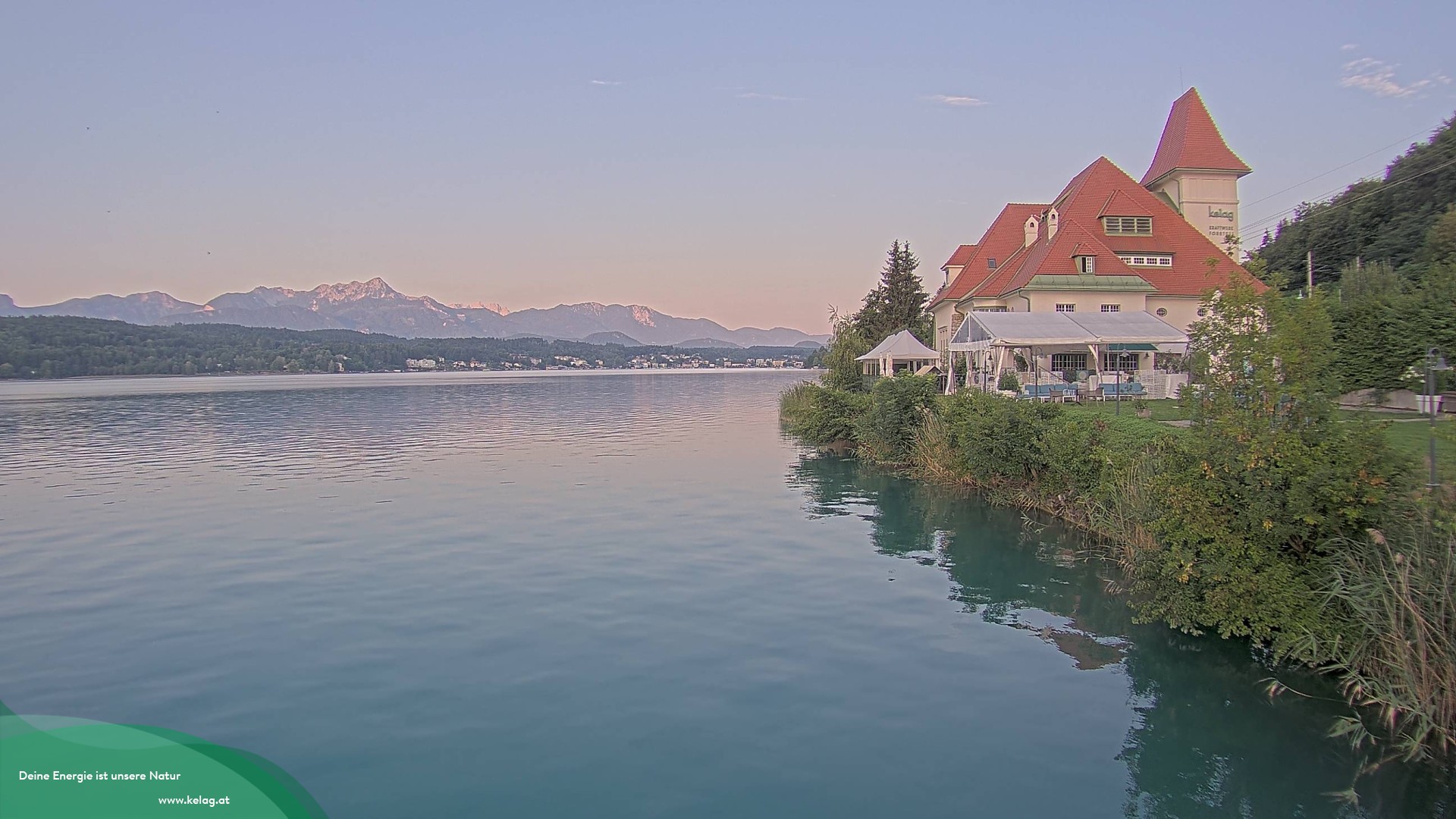Archiv Foto Webcam Schaukraftwerk Forstsee Wörthersee