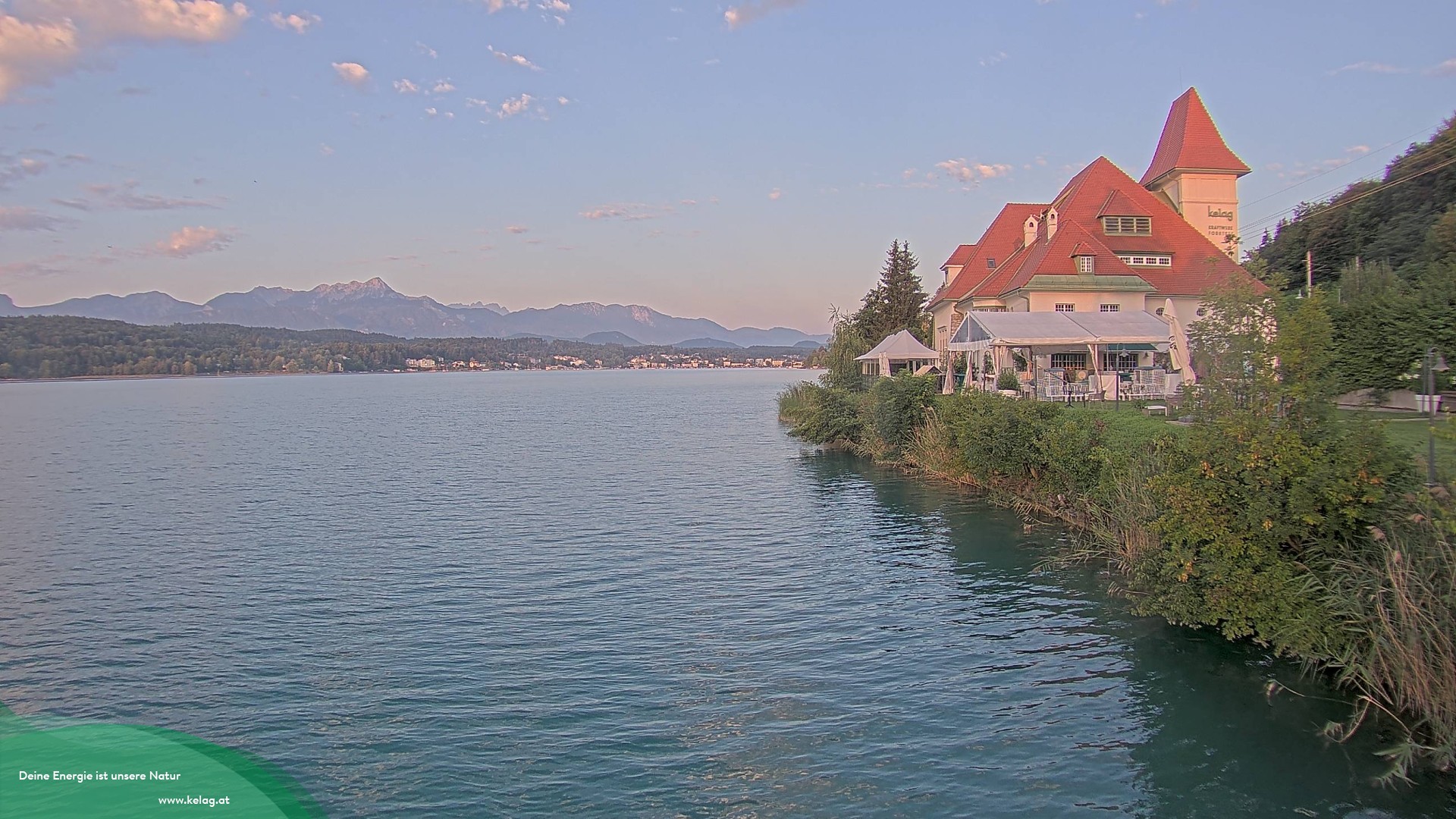 Archiv Foto Webcam Schaukraftwerk Forstsee Wörthersee