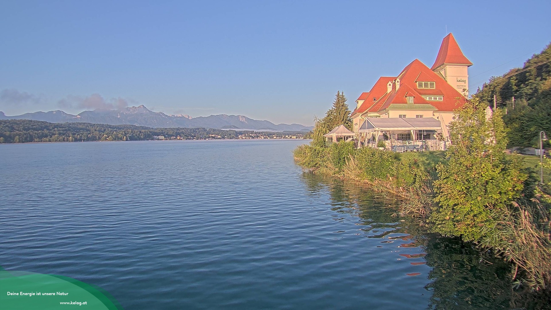 Archiv Foto Webcam Schaukraftwerk Forstsee Wörthersee