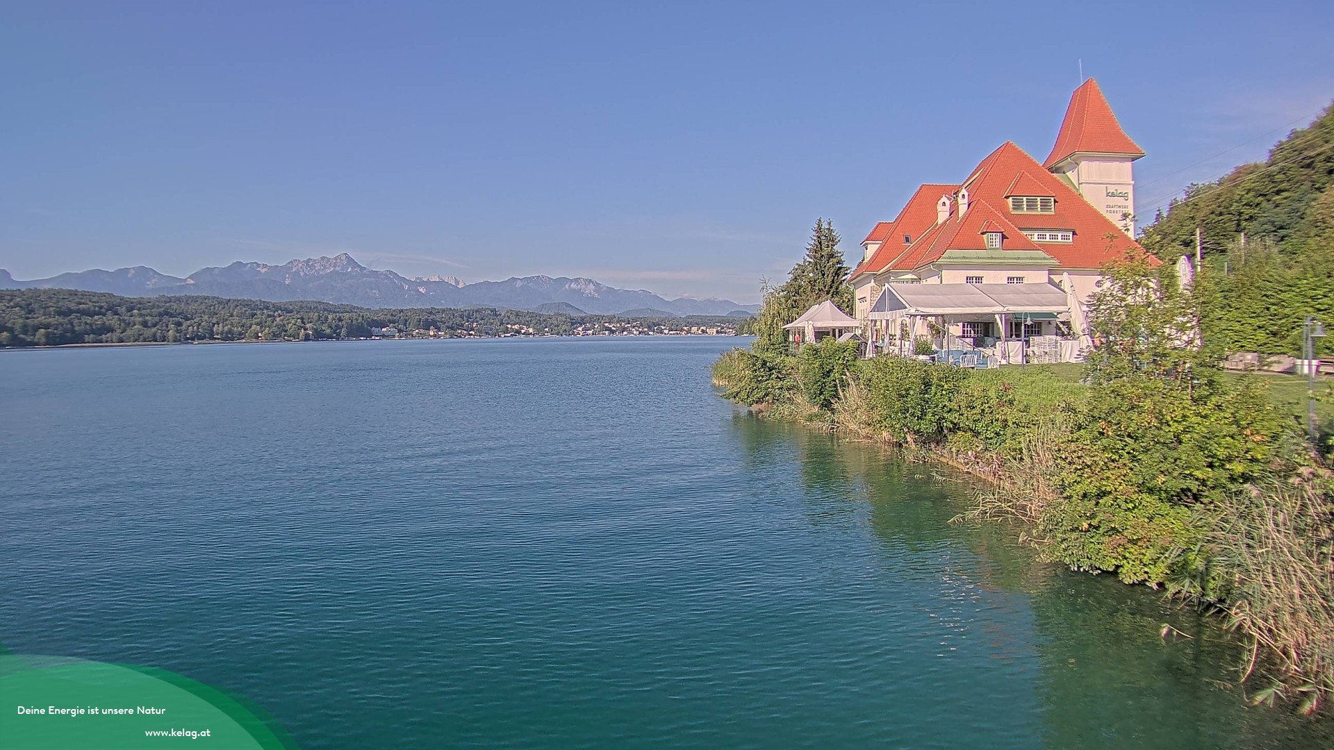 Archiv Foto Webcam Schaukraftwerk Forstsee Wörthersee