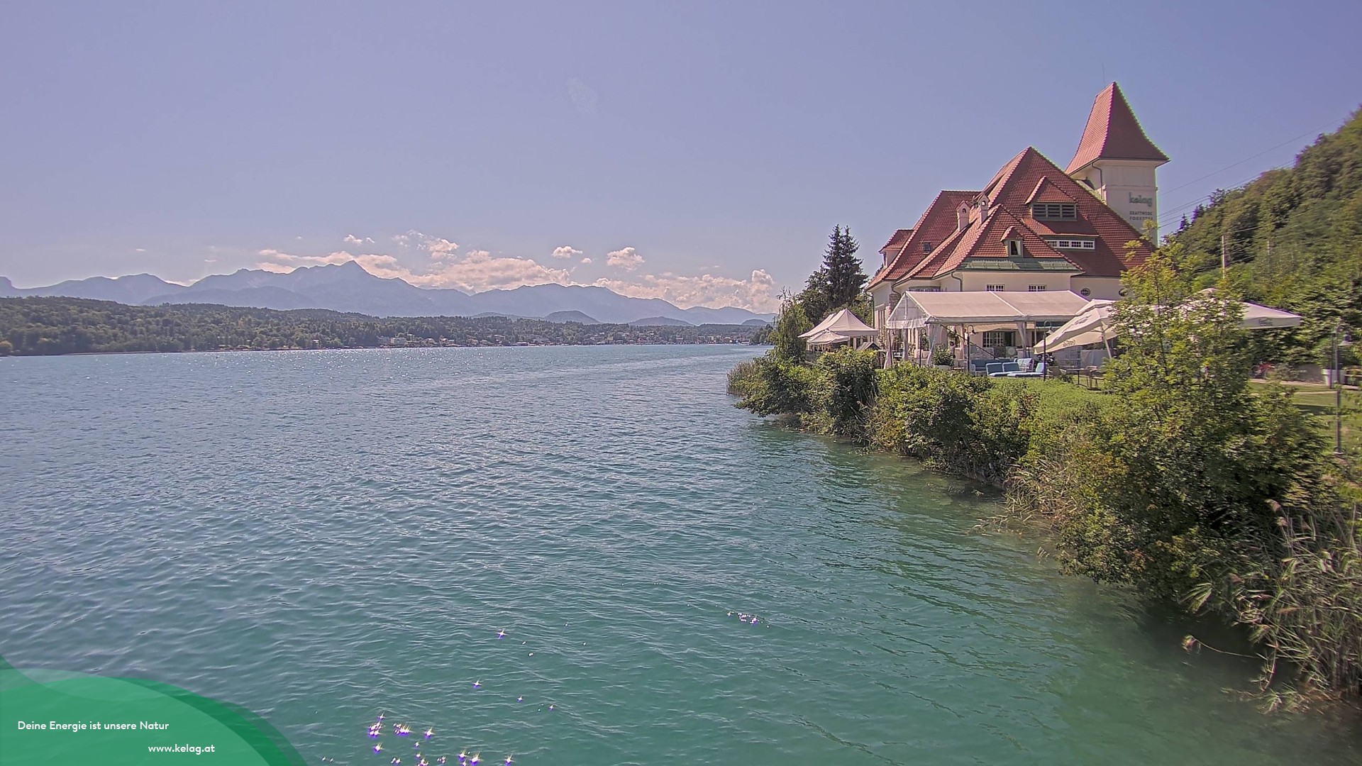 Archiv Foto Webcam Schaukraftwerk Forstsee Wörthersee