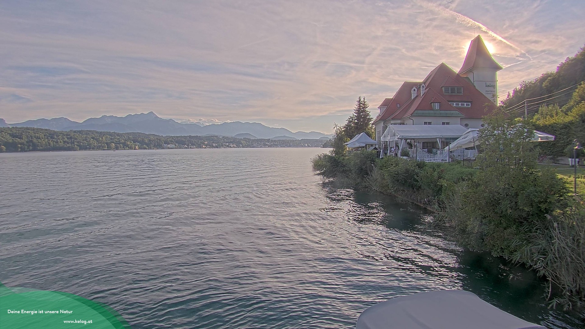 Archiv Foto Webcam Schaukraftwerk Forstsee Wörthersee
