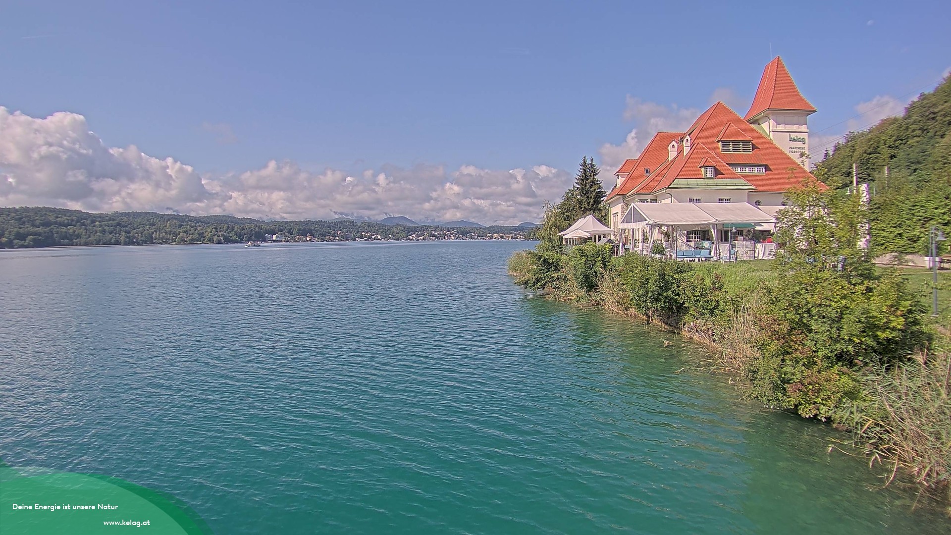 Archiv Foto Webcam Schaukraftwerk Forstsee Wörthersee