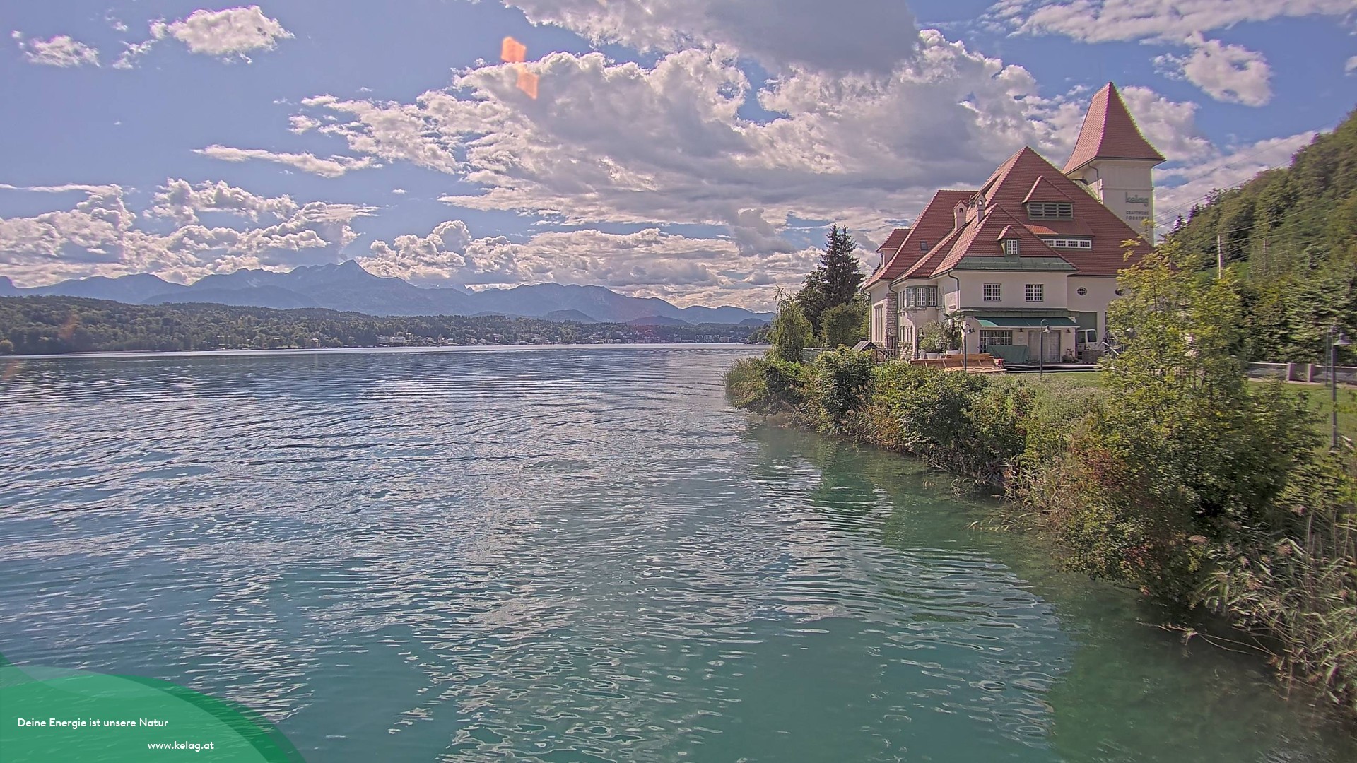 Archiv Foto Webcam Schaukraftwerk Forstsee Wörthersee
