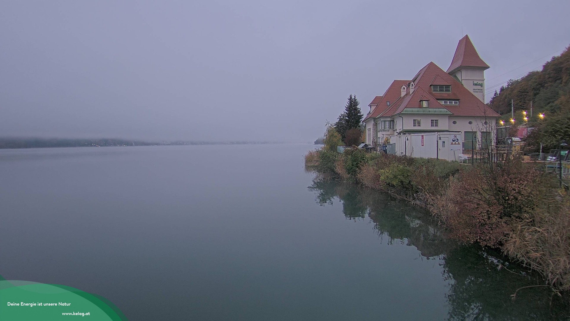 Archiv Foto Webcam Schaukraftwerk Forstsee Wörthersee