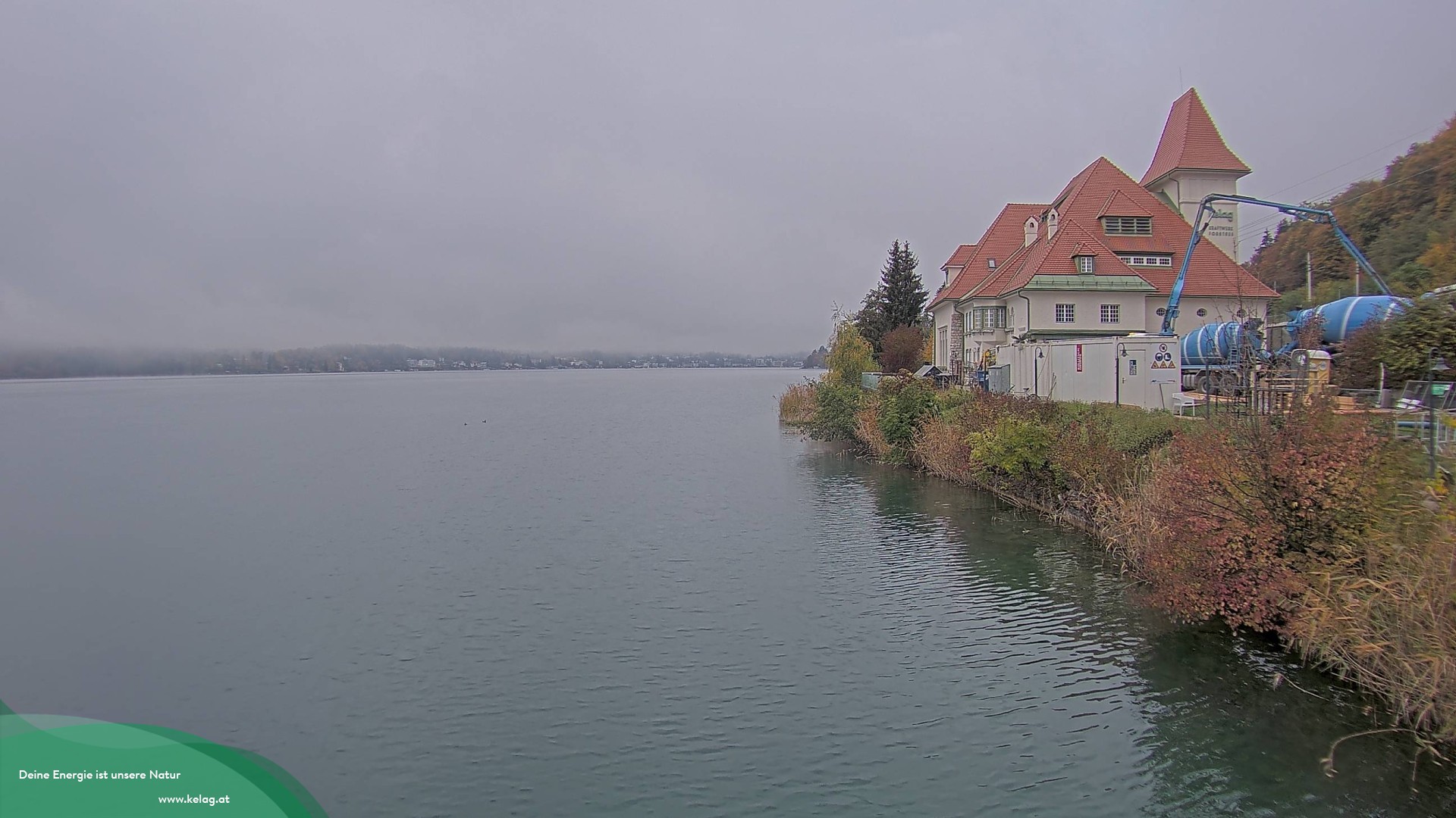 Archiv Foto Webcam Schaukraftwerk Forstsee Wörthersee