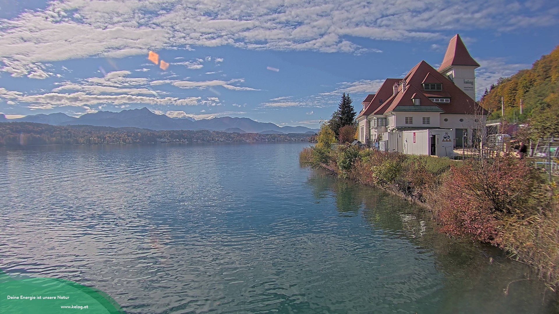 Archiv Foto Webcam Schaukraftwerk Forstsee Wörthersee