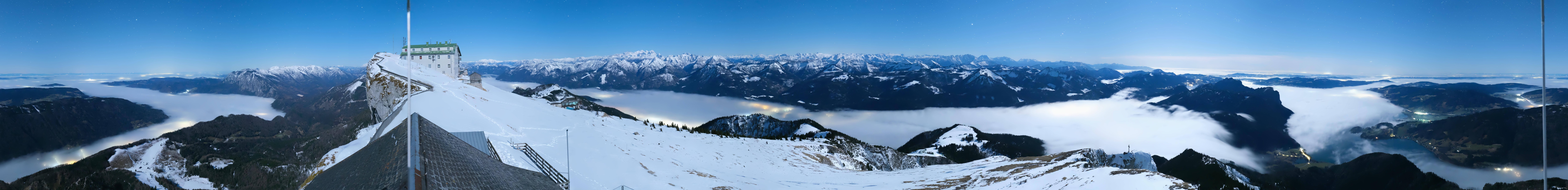 Archived image Webcam Panoramic View, Mount Schafberg