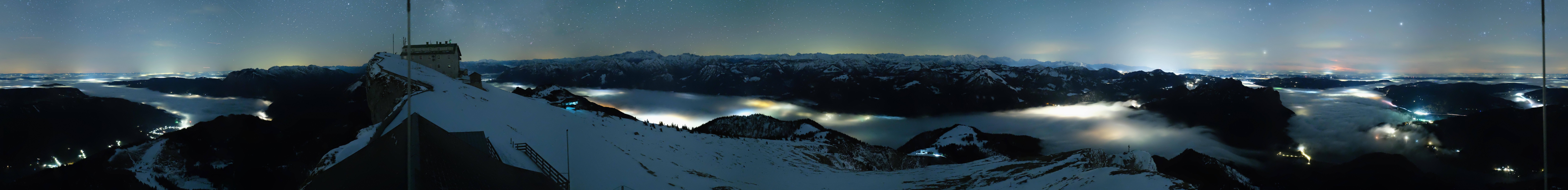 Archived image Webcam Panoramic View, Mount Schafberg