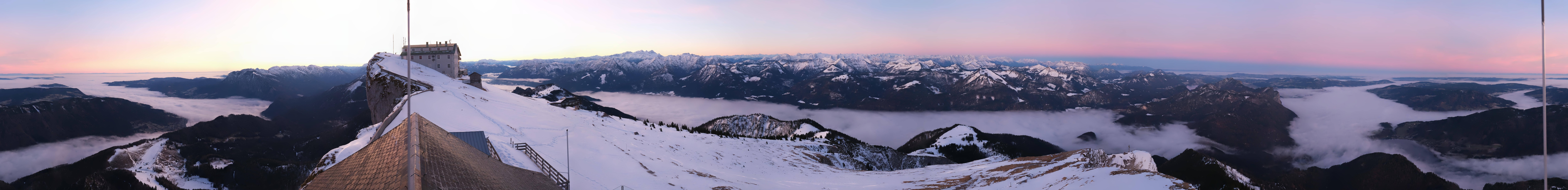 Archived image Webcam Panoramic View, Mount Schafberg